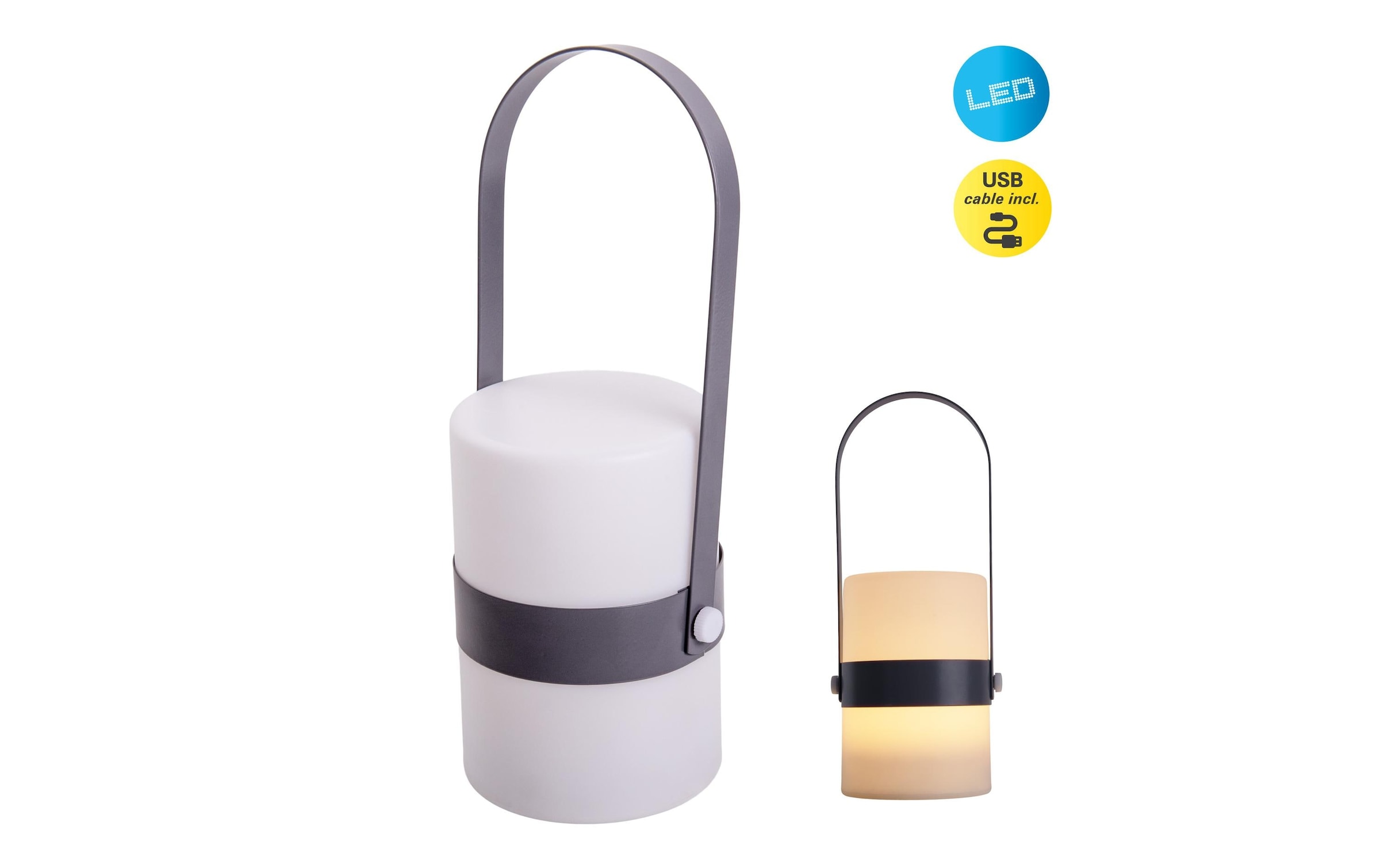 LED Laterne »LED Dekoleuchte NEO anthrazit«