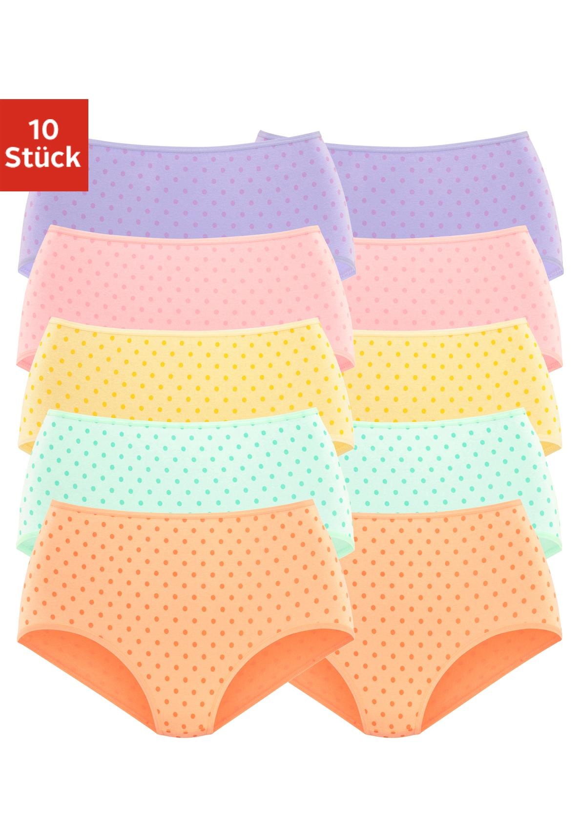 Image of petite fleur Taillenslip, (Packung, 10 St., 10er-Pack), mit schönem Pünktchendruck bei Ackermann Versand Schweiz