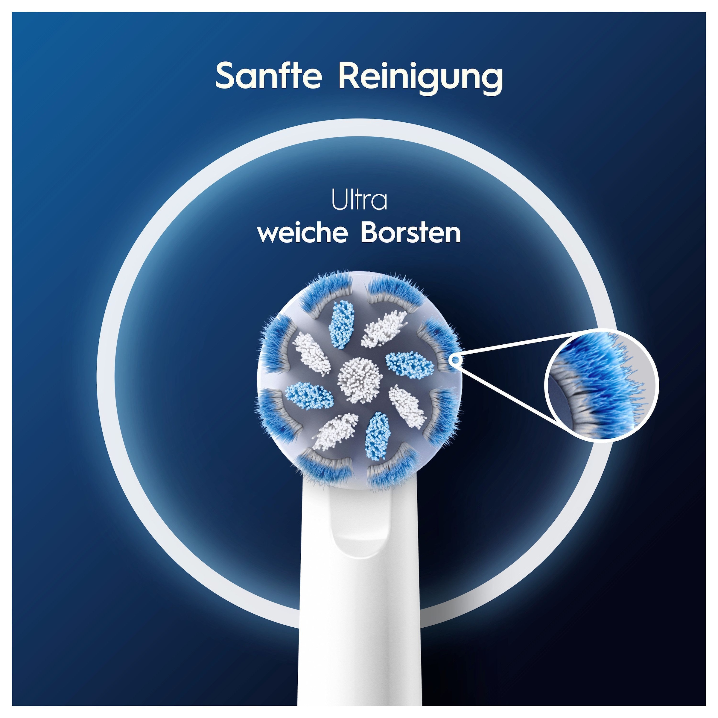 Oral-B Aufsteckbürsten »Pro Sensitive Clean« X-förmige Borsten