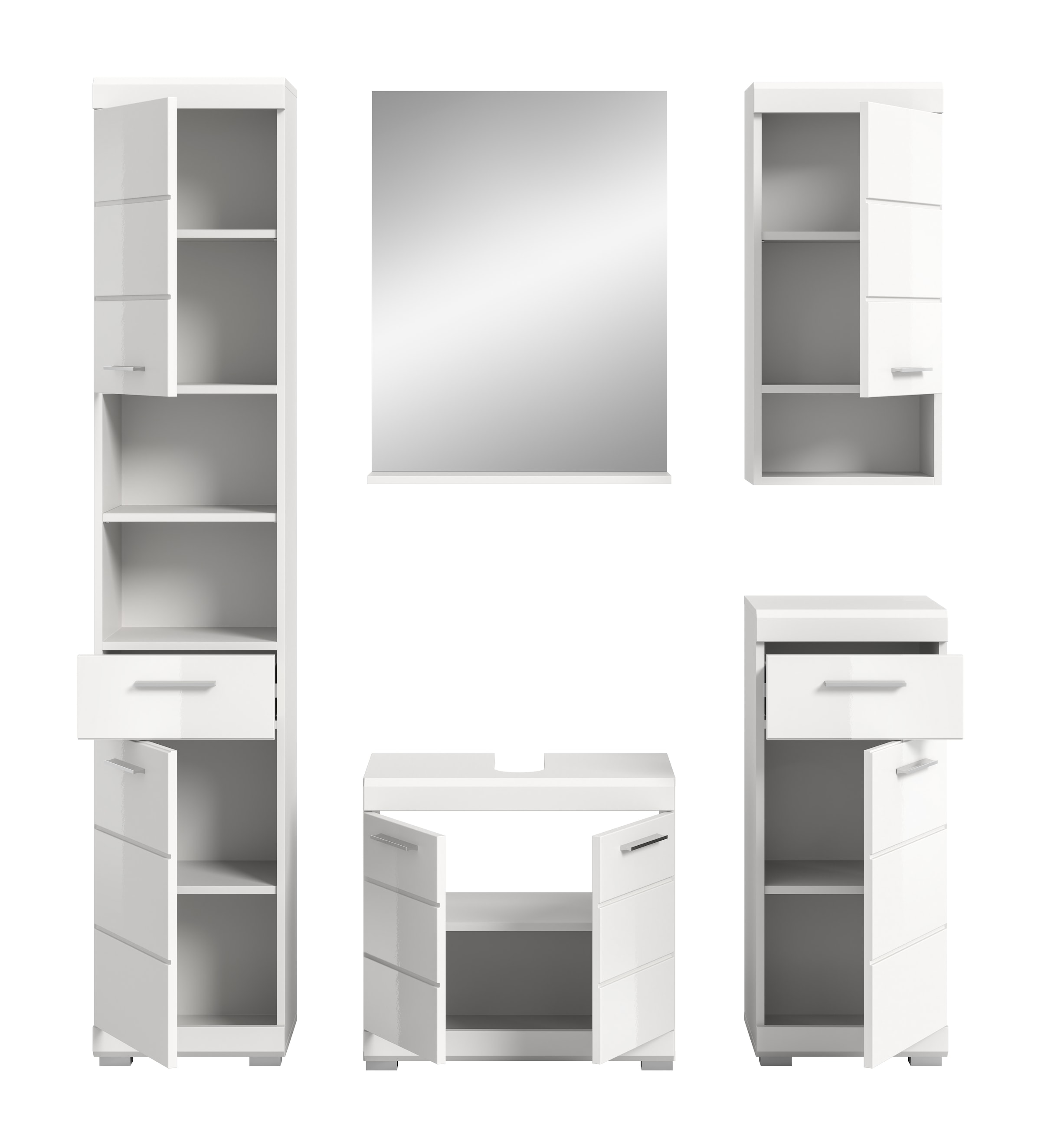 INOSIGN Badmöbel-Set »Siena, 5 teilig, bestehend aus:« Set, TOPSELLER!, 5 Stk. tlg.