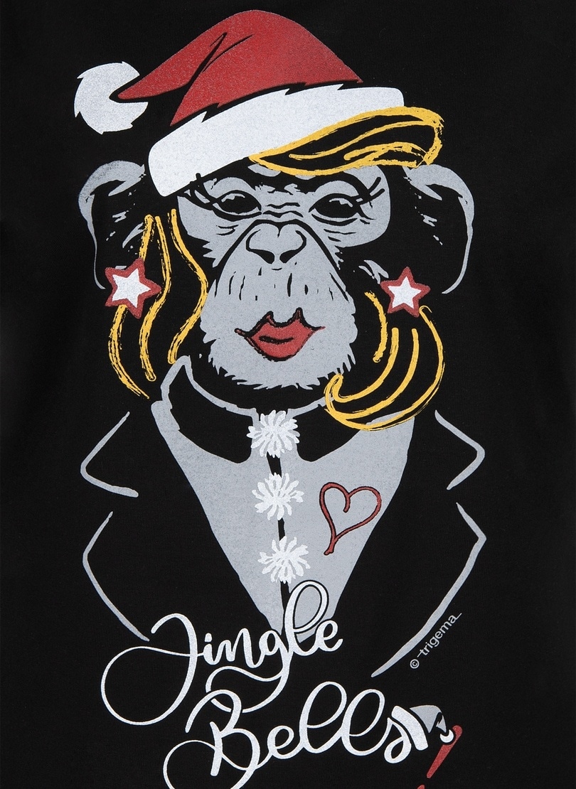 ♕ Trigema T-Shirt »TRIGEMA T-Shirt mit Weihnachts-Motiv« versandkostenfrei  kaufen