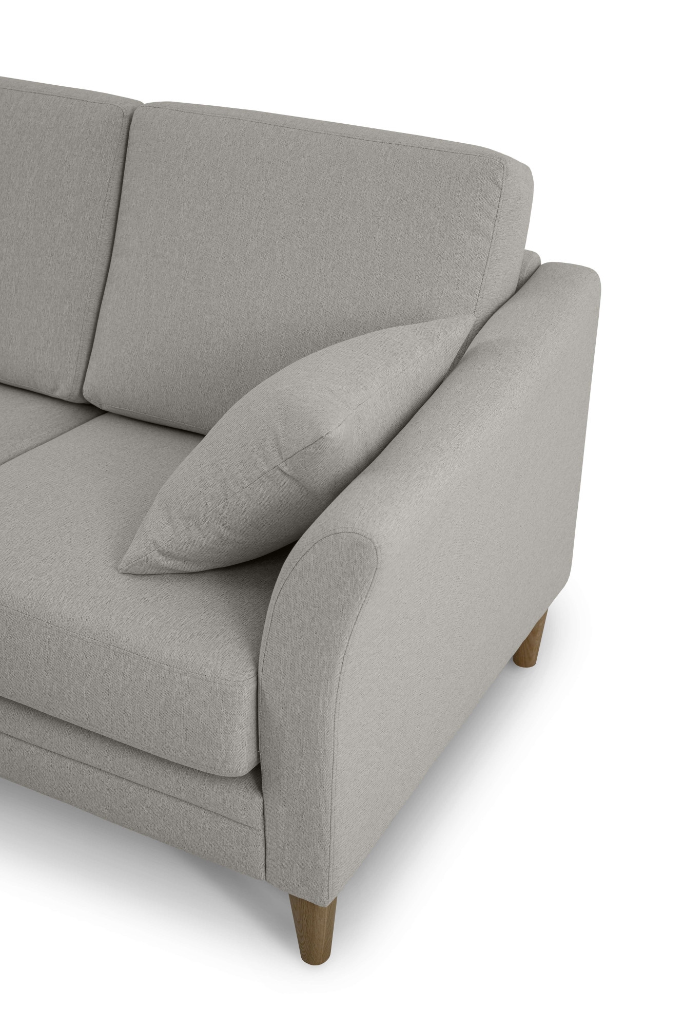 Home affaire 3-Sitzer »Arellano, Breite 217 cm« klassisches Design, 2 Zierkissen inklusive, Webstoff fein