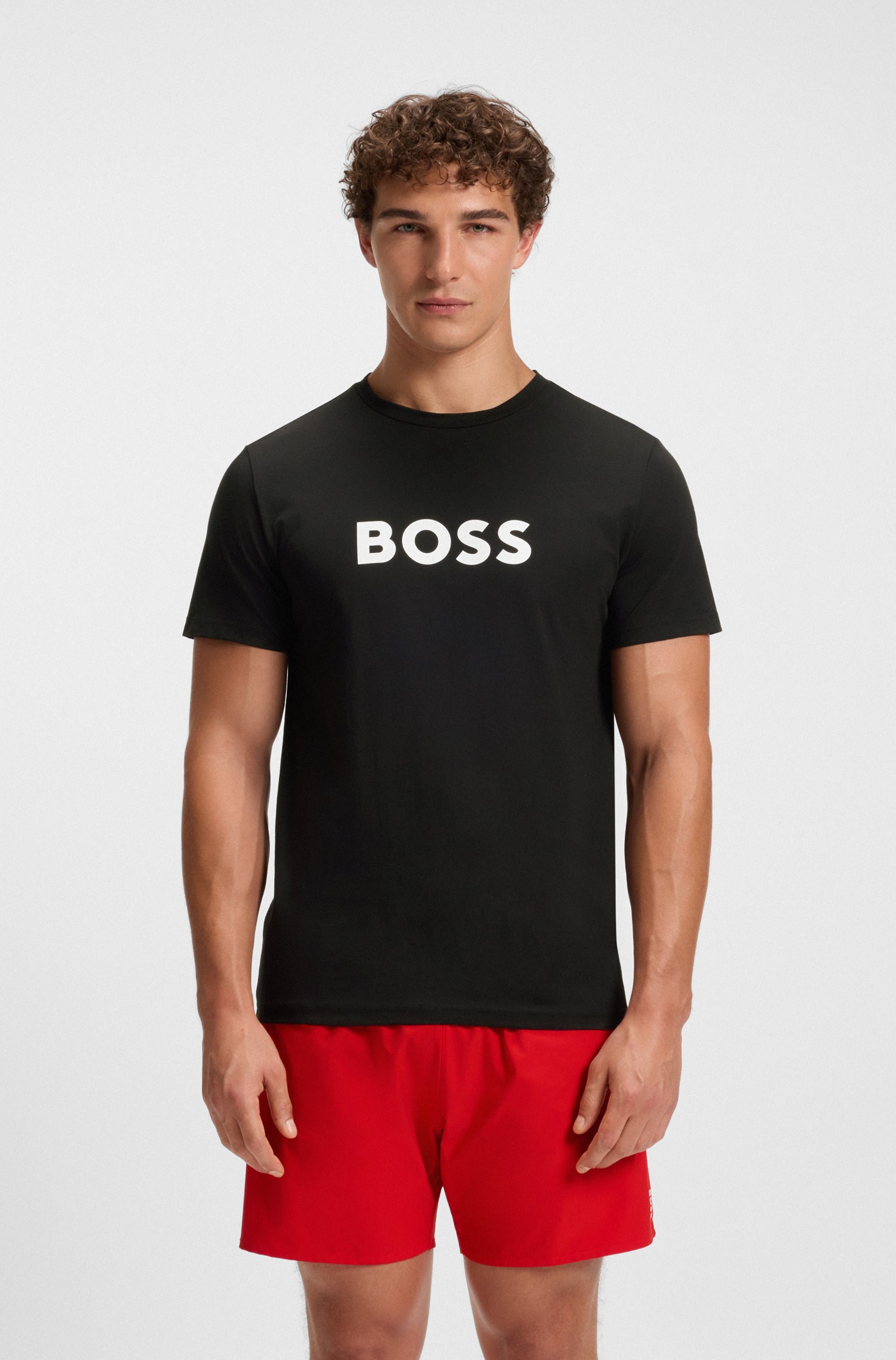 BOSS T-shirt de plage »T-Shirt RN« avec protection UV (SPF 50+), maillot de bain