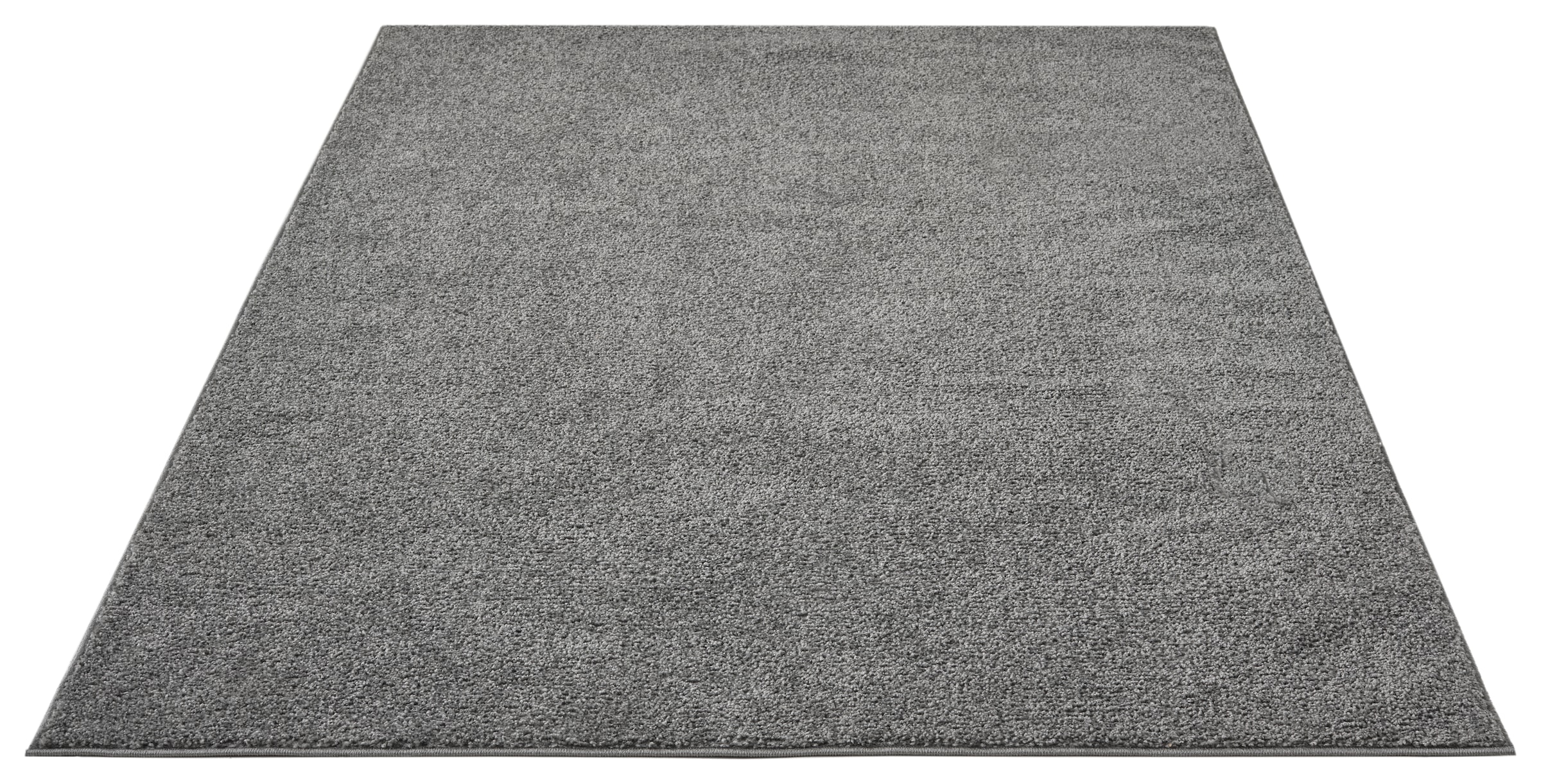 GOODproduct Teppich »Lisam« rechteckig 15 mm Höhe meliert, uni, Wohnzimmer, Schlafzimmer