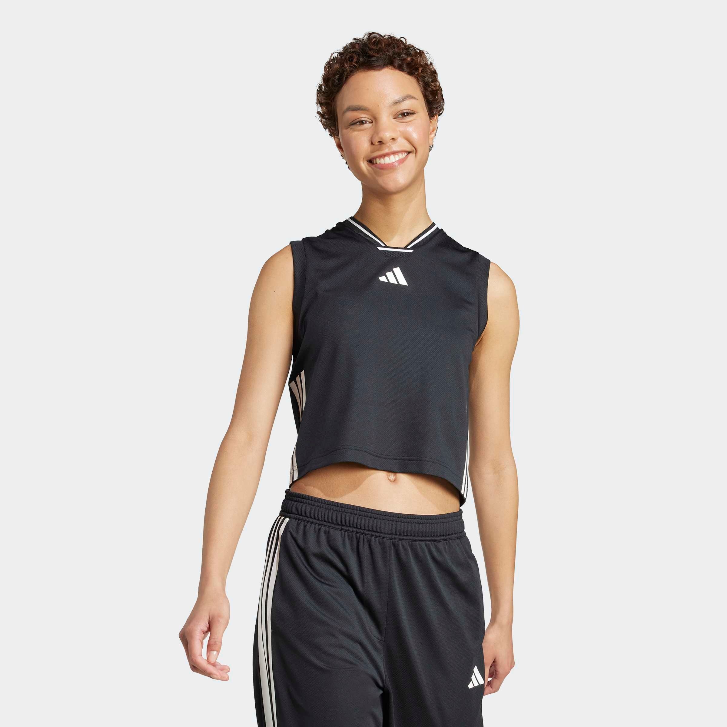 Image of adidas Sportswear Tanktop "W TIRO Q2 TK" sportliche Schnittform, für Laufen, ohne Verschluss, aus Polyester
