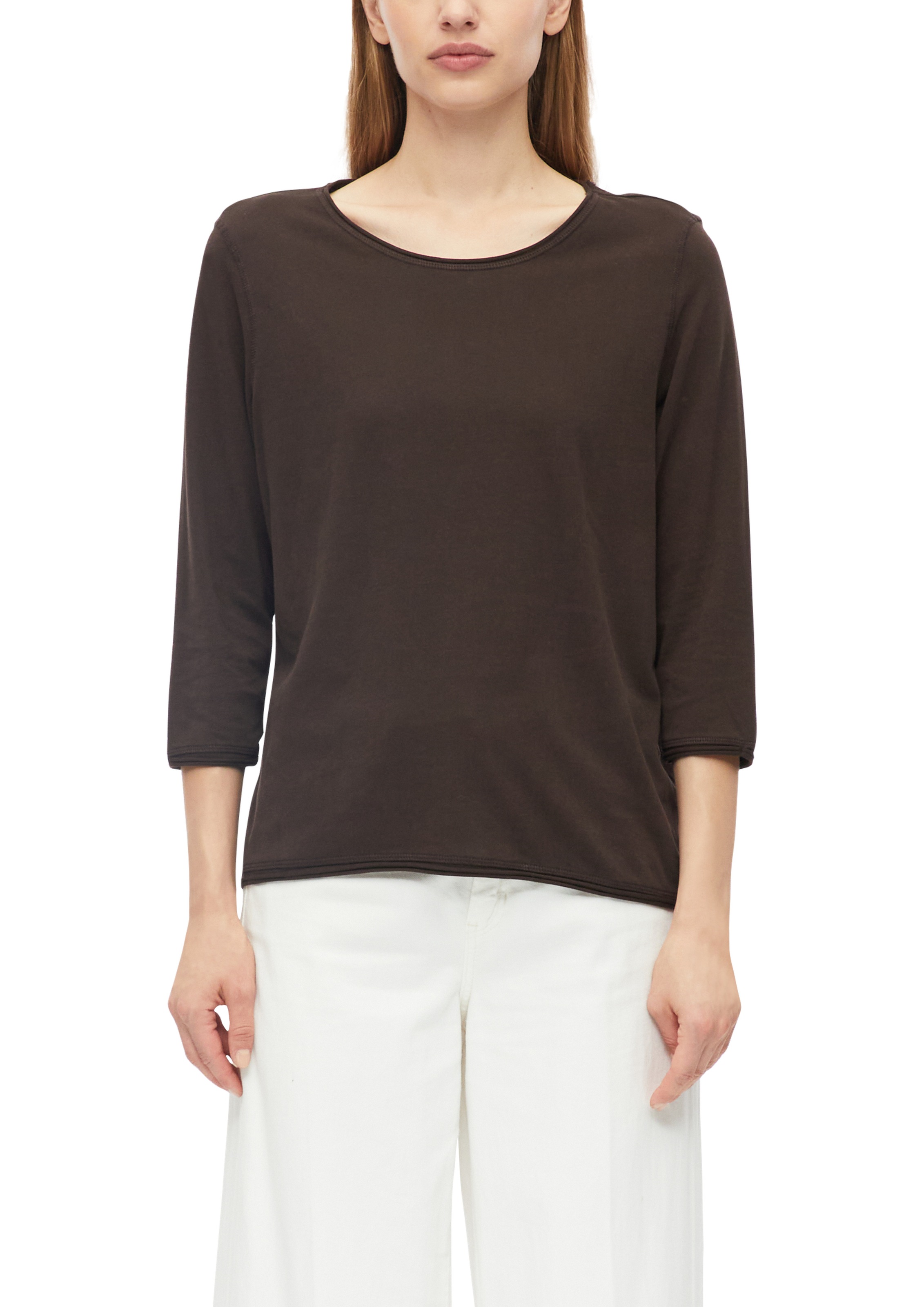 Image of s.Oliver Rundhalsshirt 7/8-Arm Sommershirt mit Rundhals