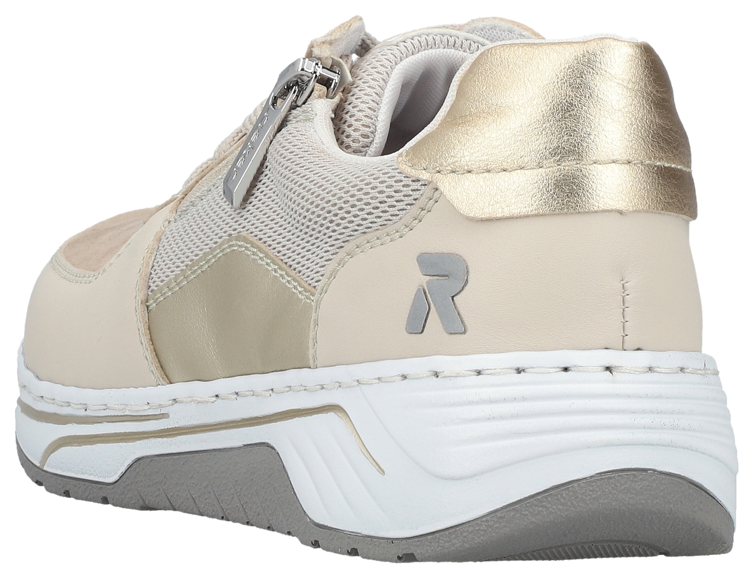 Rieker Sneakers  chaussure à lacets, chaussure basse, sneaker décontracté avec fermeture éclair