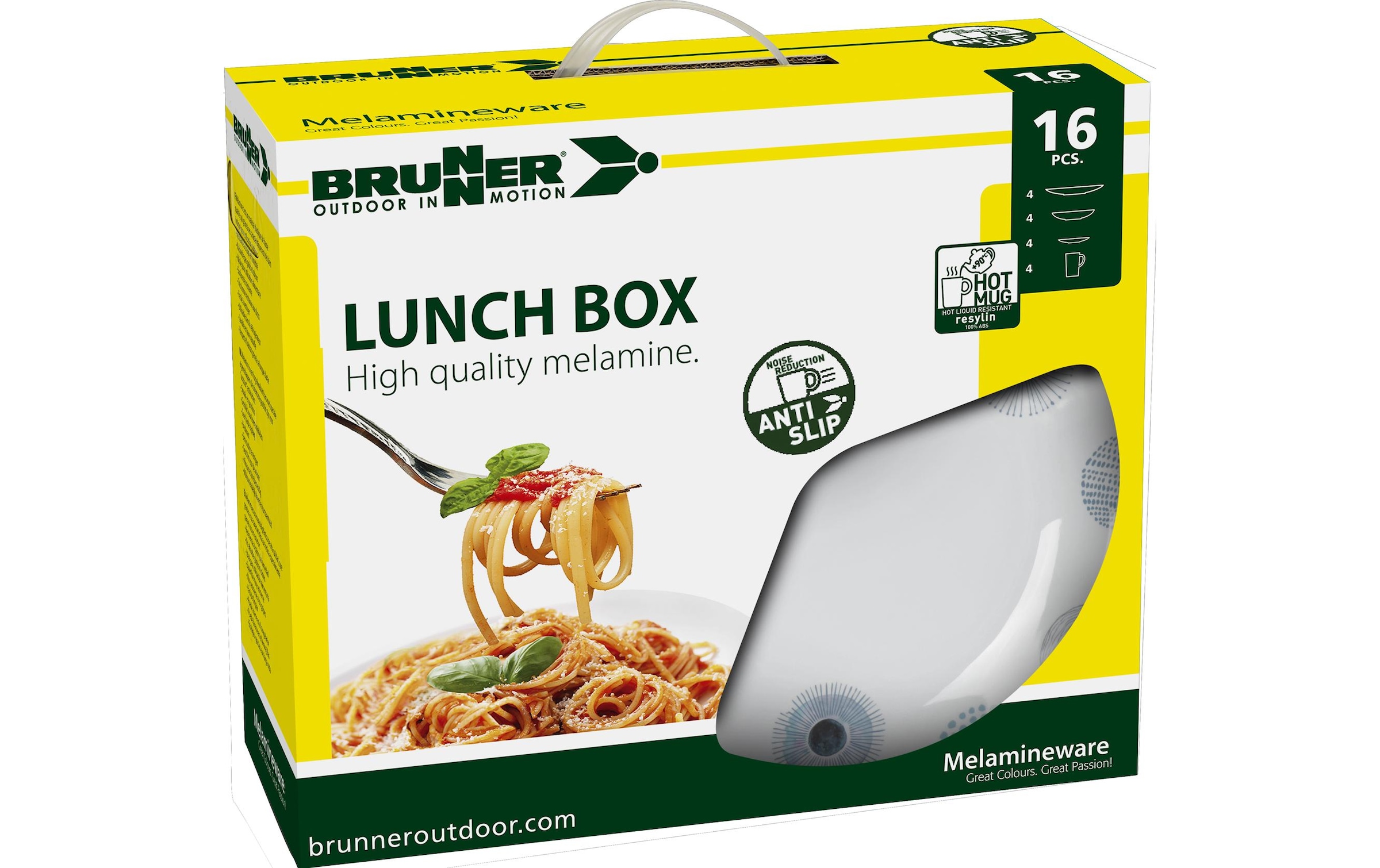 BRUNNER Set de vaisselle »Lunch Box Deep Sea, 16-teilig«