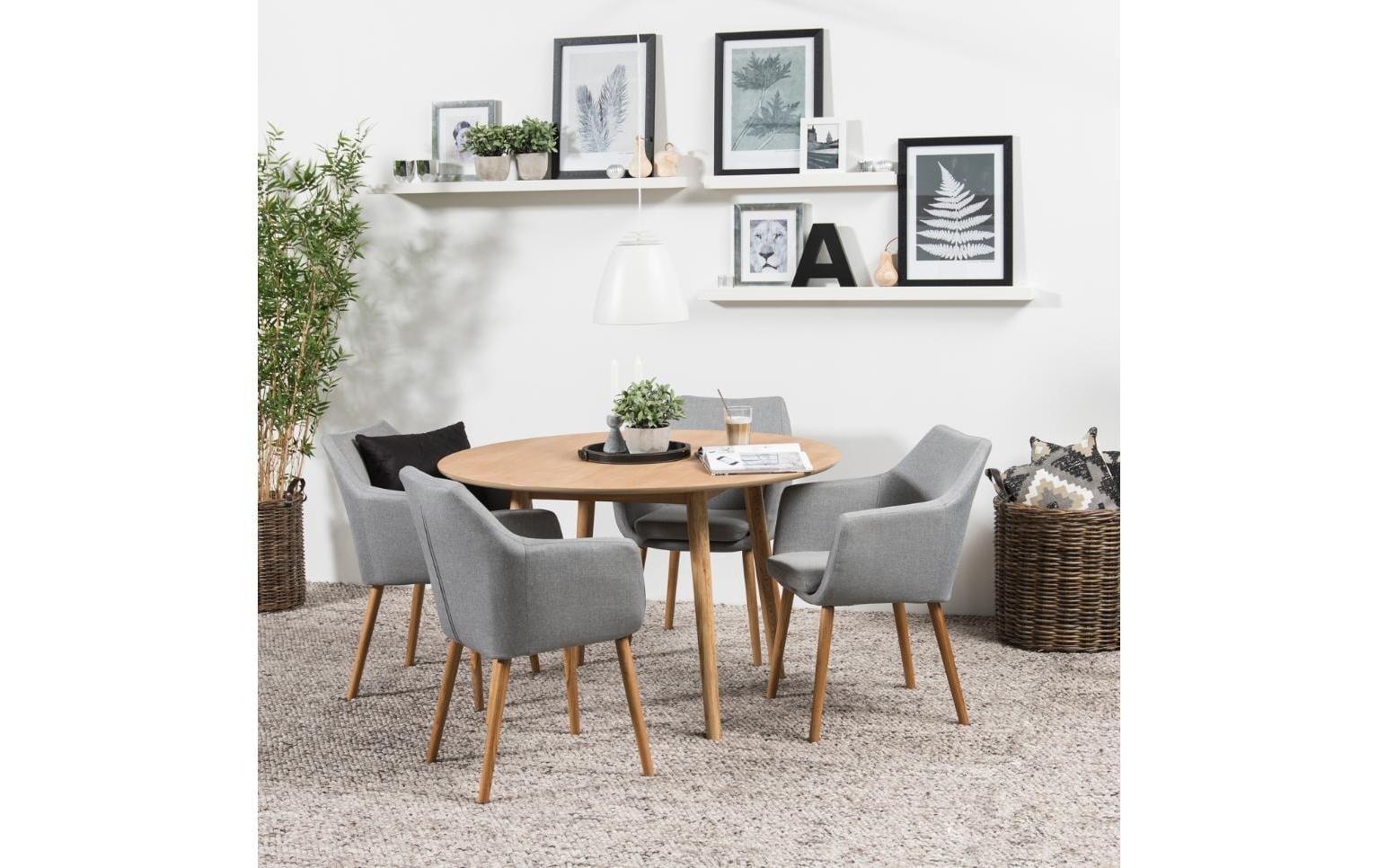 AC Design Beistelltisch »Nagano Ø 120 x 75 cm Nature«
