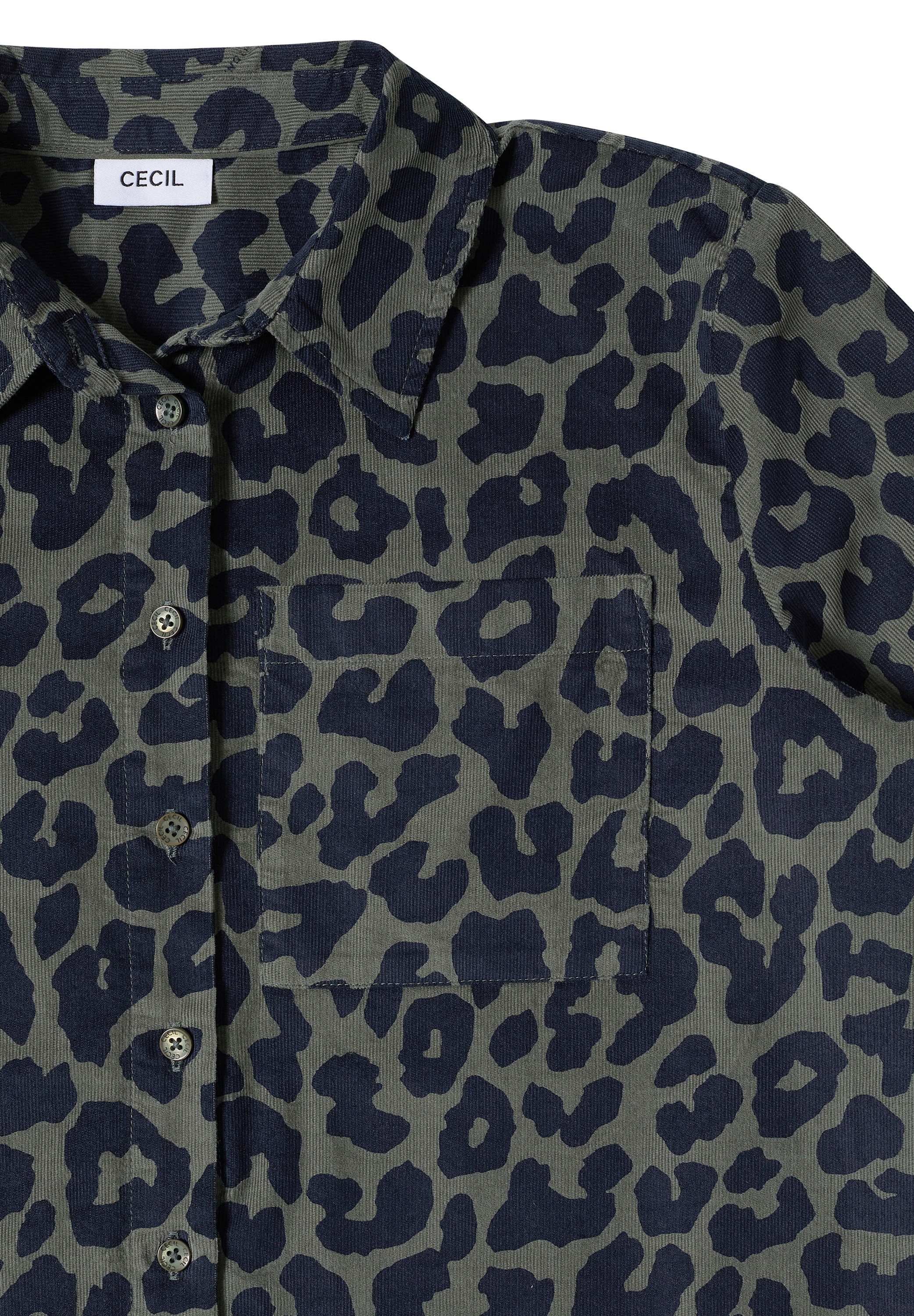 Cecil Hemdbluse Animal-Print, Baumwollqualität
