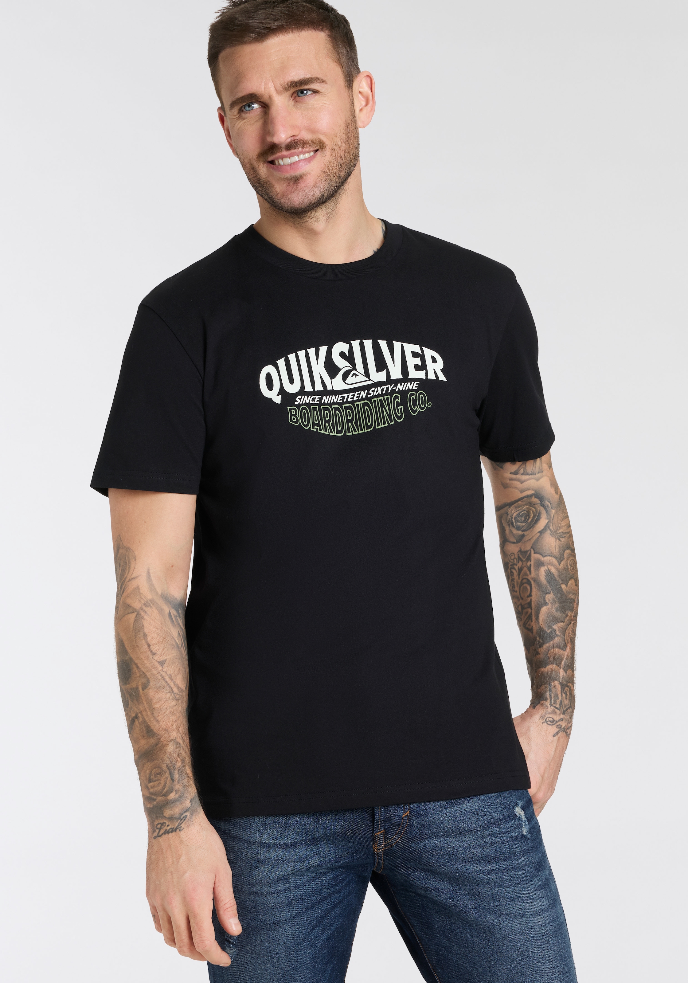 Quiksilver T-Shirt »RUGGED SHORT SLEEVE TEE PACK YM«, (Packung, 2 tlg., 2er-Pack)
