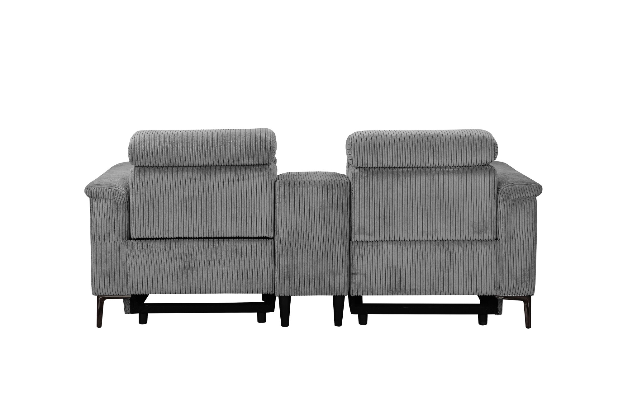 Home affaire 2-places »Lund in Cord, 2er-Kinosofa, TV-Sessel, Multimedia-Sofa, USB-A,« m. elektrischer o. manueller Relaxfunktion, Getränkehalter u. Staufach