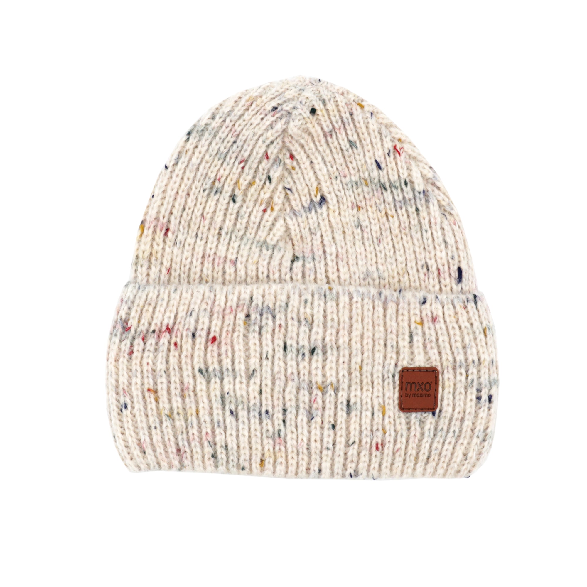 Image of MAXIMO Beanie wärmend, mehrfarbig, mit breitem Umschlag, gefüttert