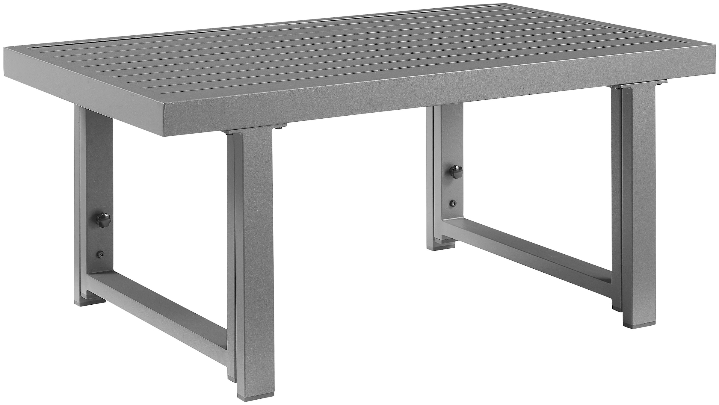 KONIFERA Gartenlounge-Set »Hamburg« Set, Tisch:100x60x60/40cm,abnehmbare Rückenlehnen ,individuell aufstellbar, 14 Stk. tlg. höhenverstellbarer Tisch, inkl. Schutzhülle, Aluminiumgestell