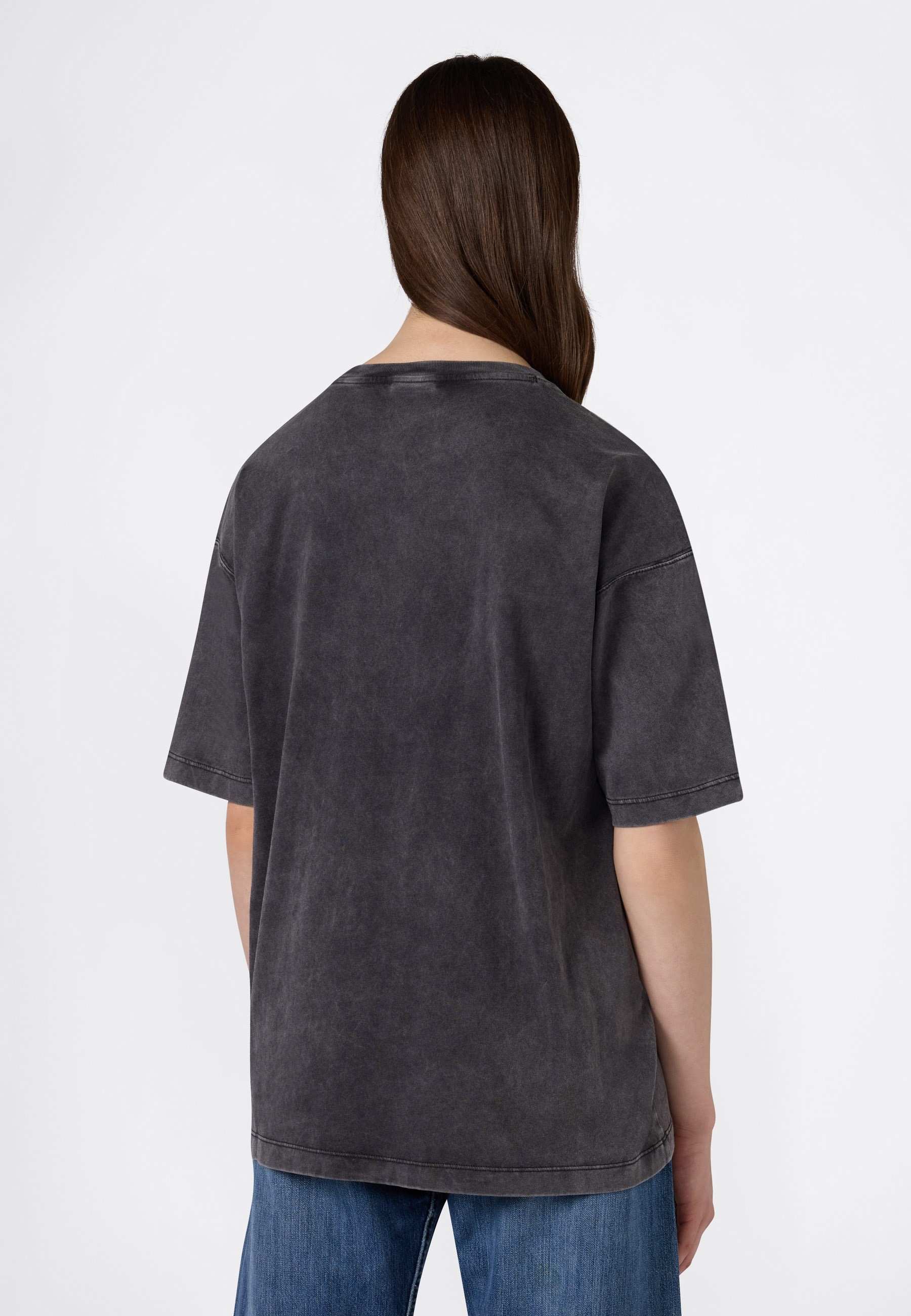 Champion T-Shirt »ICONS WASH Oversize  T-Shirt« Kurzarm, für sportliche Aktivitäten und Freizeit, Rundhalsausschnitt