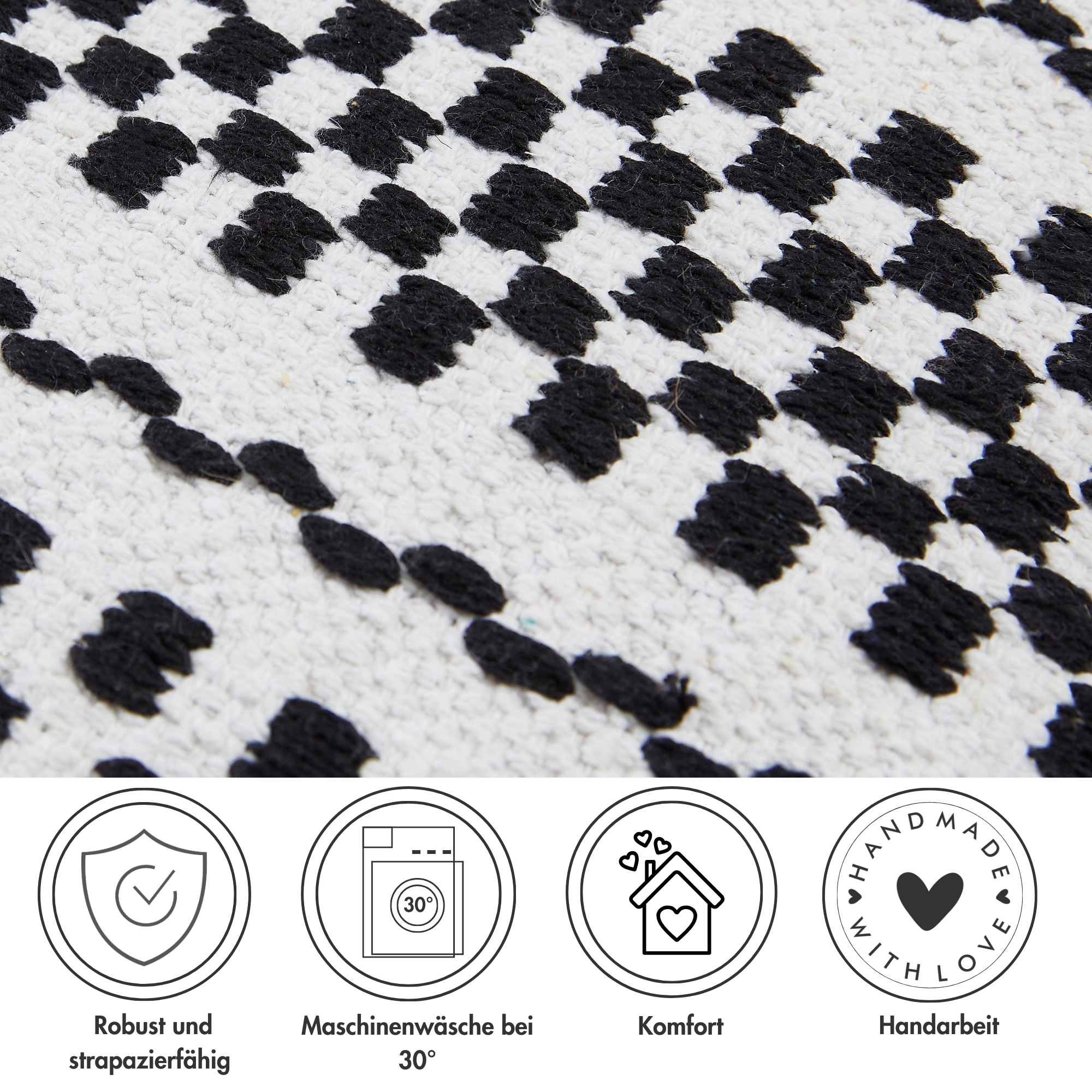 Andiamo Dekokissen »Malena« Ethnomuster, Sofakissen, Kissenhülle mit Füllung, eckig, 45x45 cm