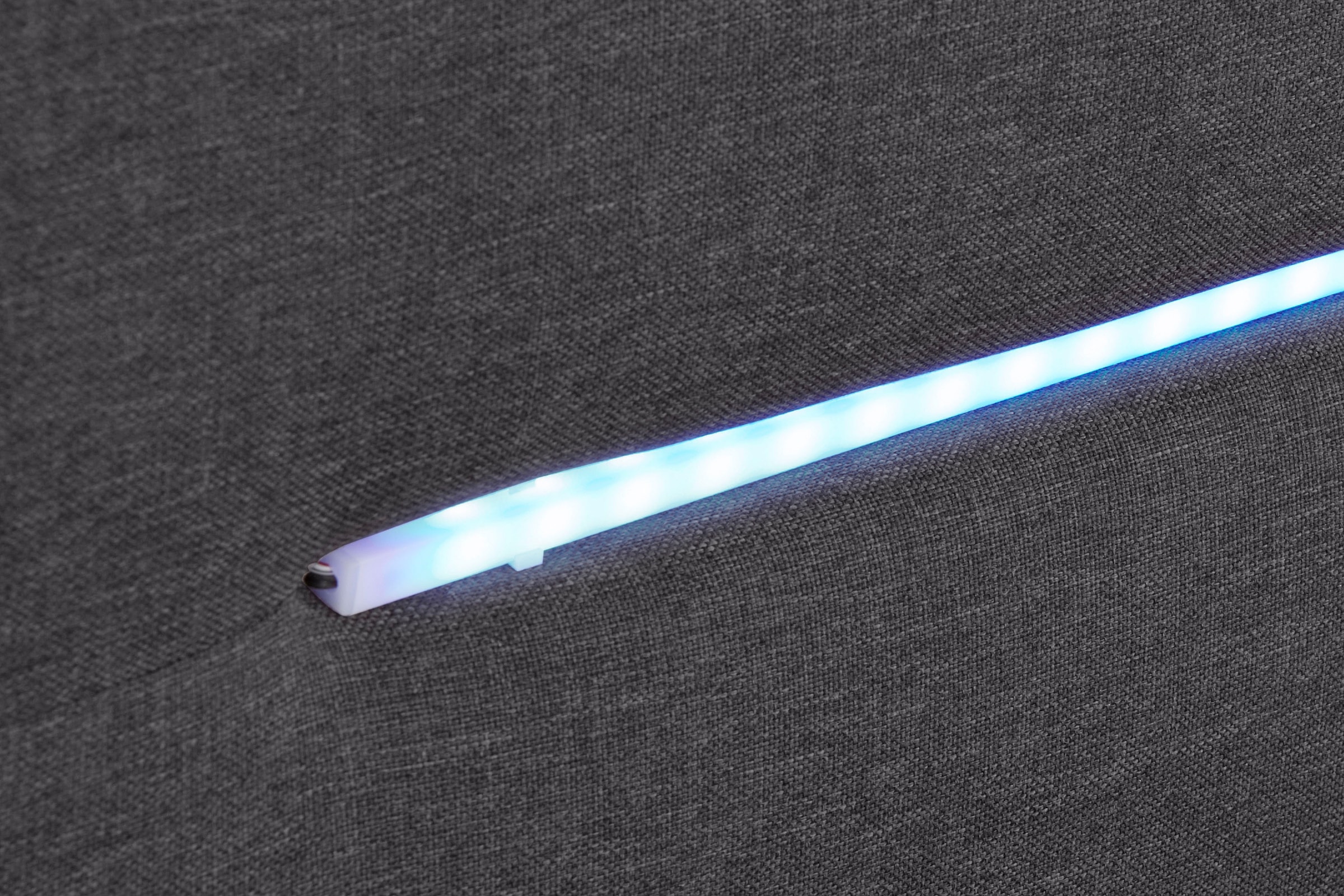 COTTA Lit de boxe »Lighstar« inklusive LED-Beleuchtung, Topper, Bettkasten und Zierkissen
