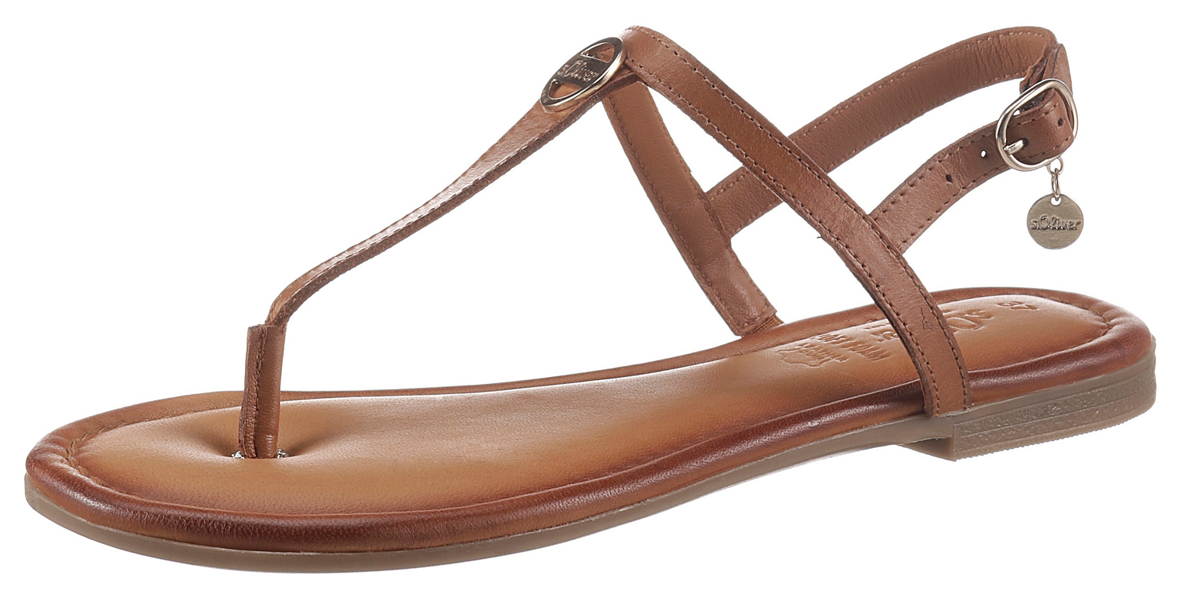 Image of s.Oliver Riemchensandale, mit Zehensteg bei Ackermann Versand Schweiz