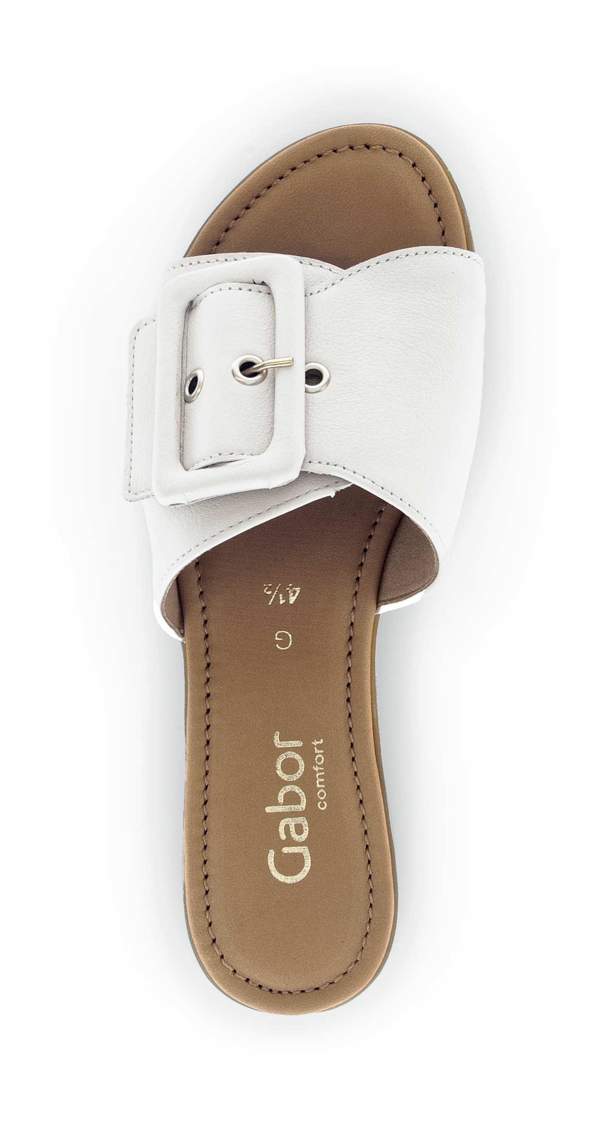 Gabor Pantolette »Rhodos«  Blockabsatz, Sommerschuh, Schupfschuh in Weite G (= weit)