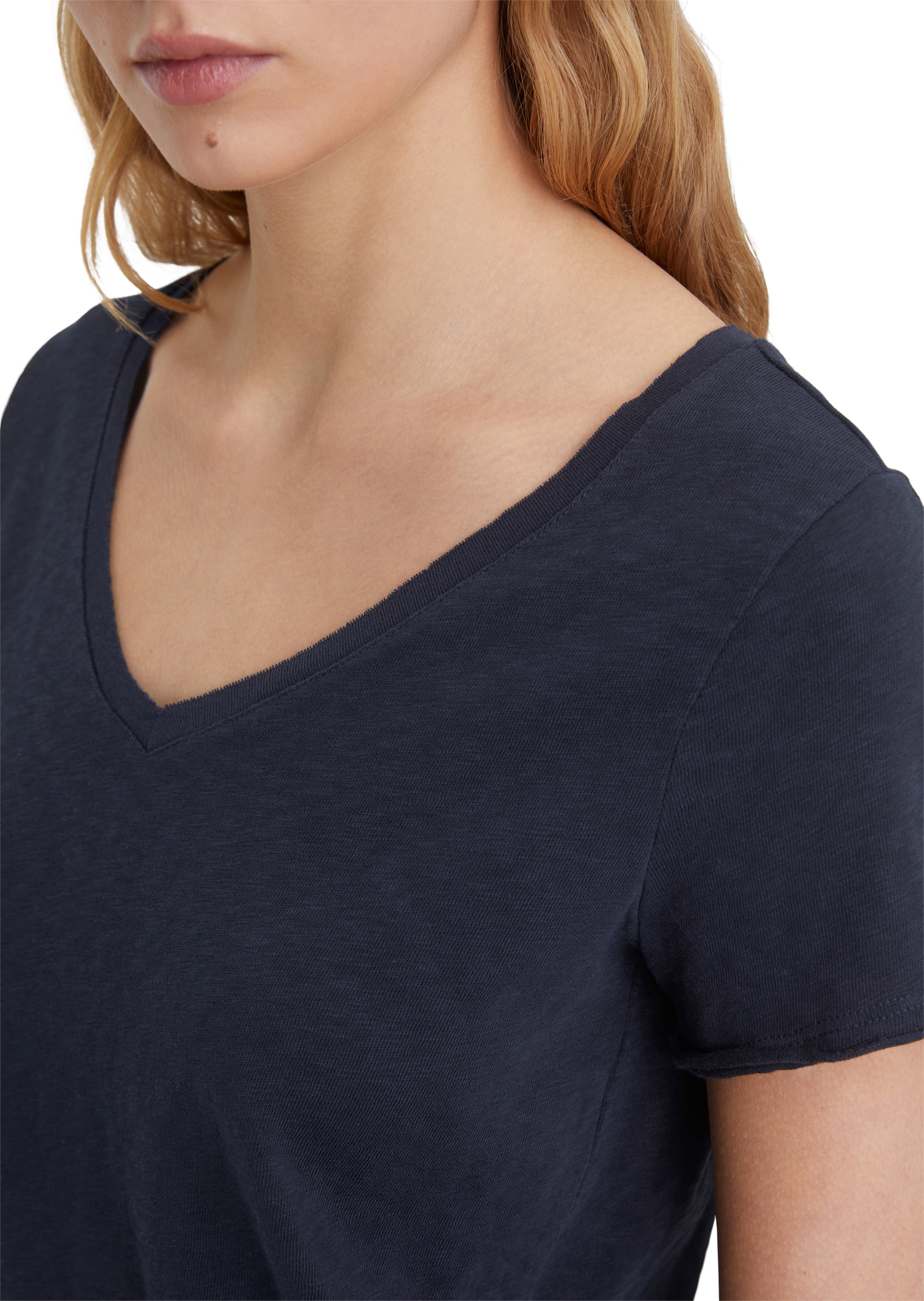 Marc O'Polo DENIM T-shirt avec col en V arrondi