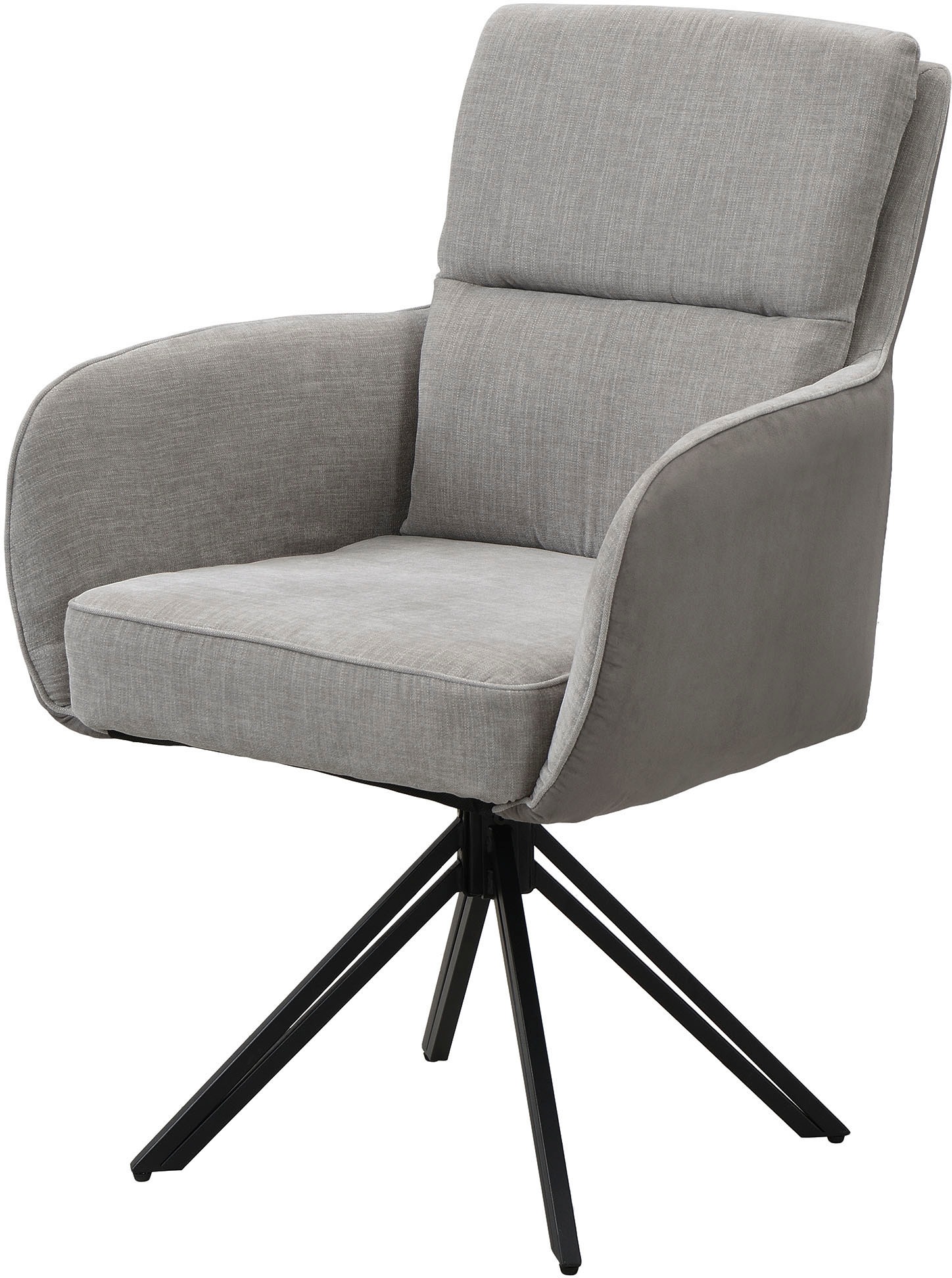 byLIVING Chaise de salle à manger »Tino« (Ensemble) 2 cuisPivotant à 360 degrés avec rembourrage à ressorts, housses de qualité