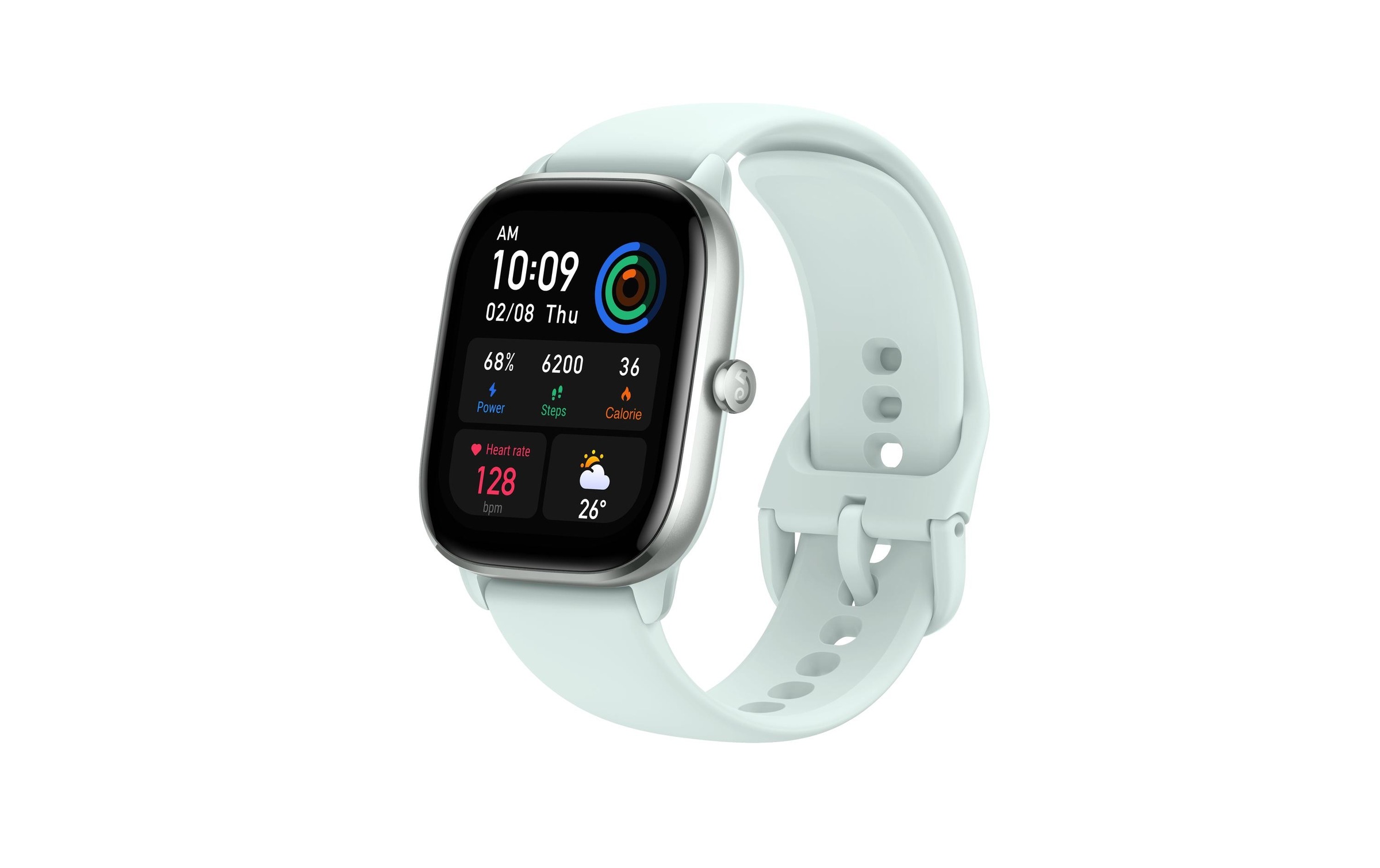 Amazfit Smartwatch »GTS 4 mini Mint«, (4,17 cm / 1,65 Zoll),)