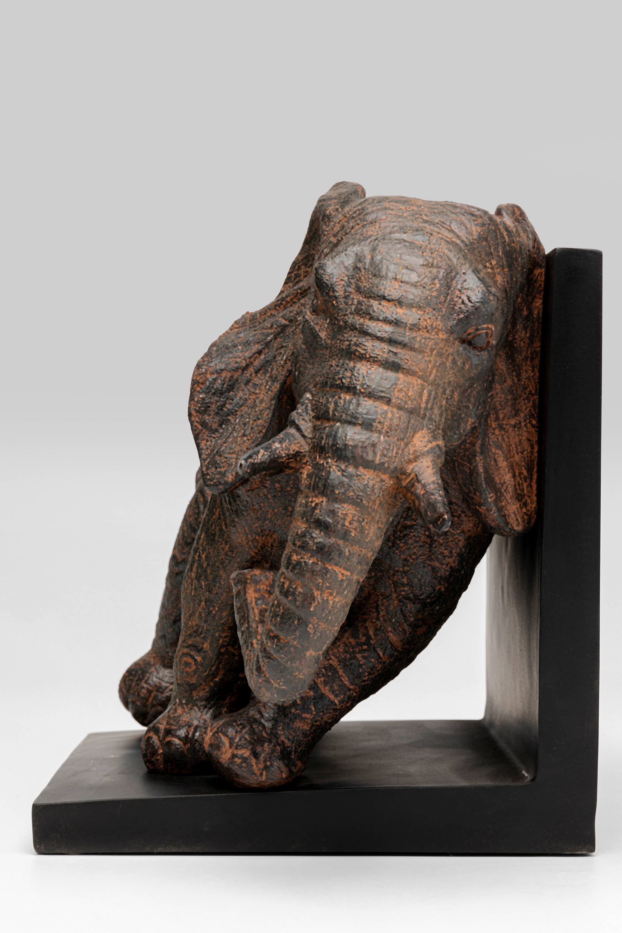 Kare Design Serre-livres »Buchstütze Elephants 25 (2/Set)«