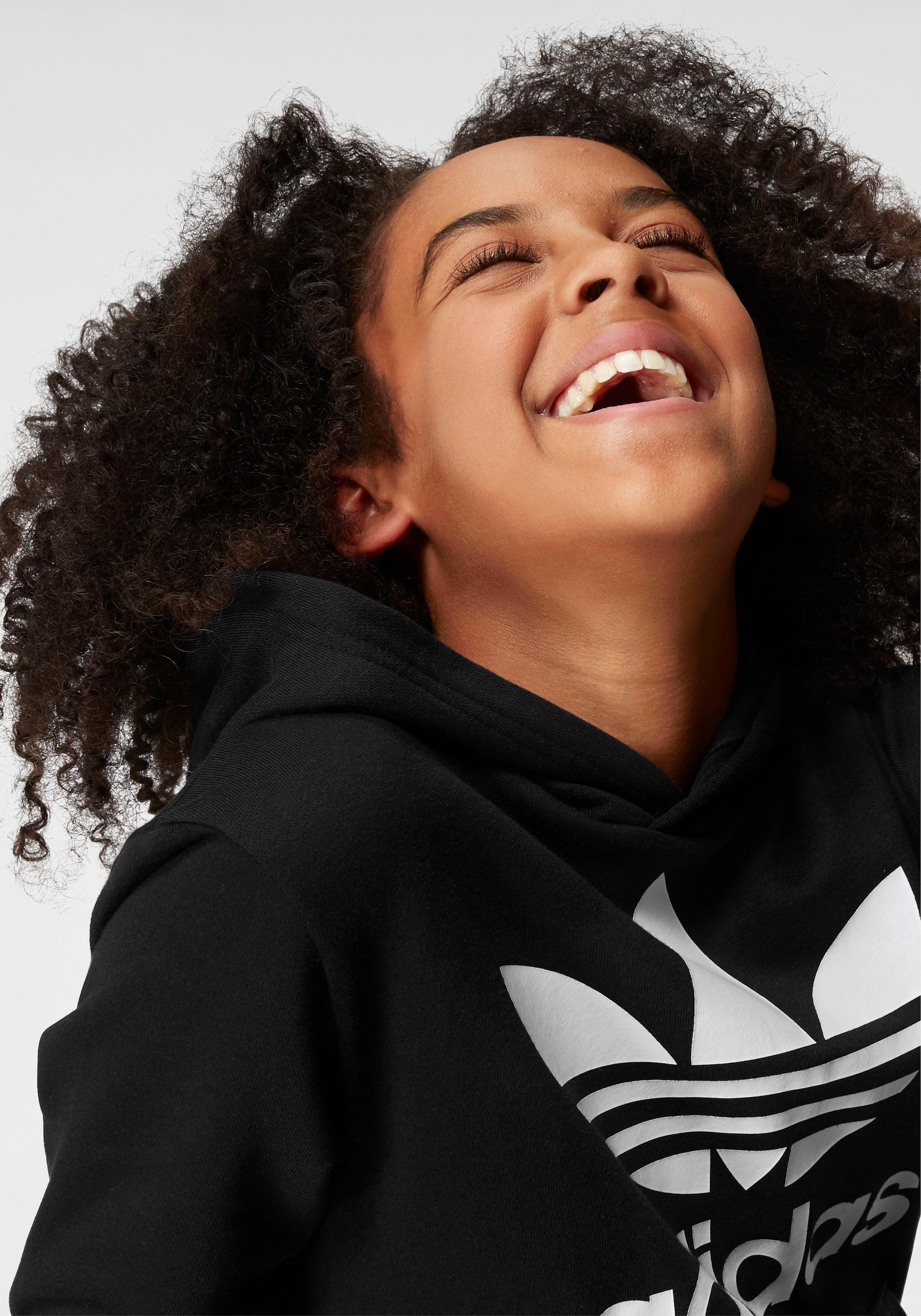 adidas Originals Kapuzensweatshirt »TREFOIL HOODIE«, Hoodie, Kapuzenpullover mit grossem Logoprint