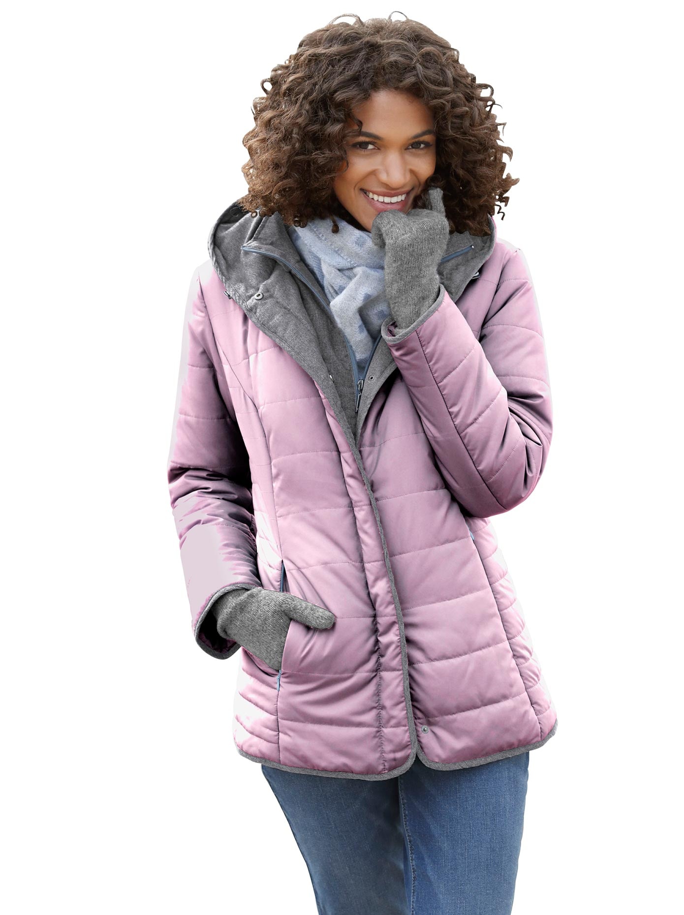 Jacke mit Westen-Einsatz