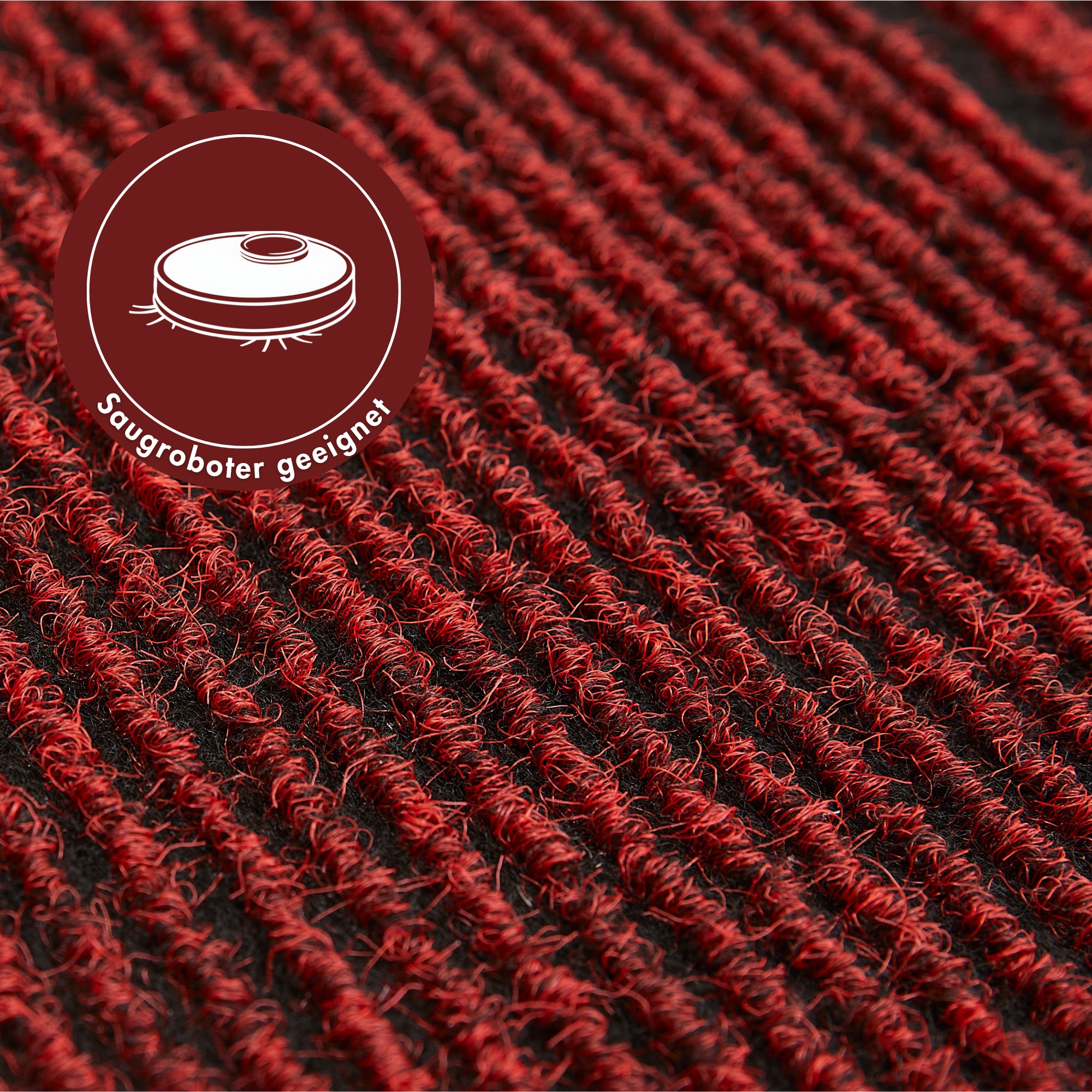 Andiamo Läufer »Mitch, Made in Belgium« rechteckig 6 mm Höhe Schmutzfangläufer, meliert, mit Bordüre, In- und Outdoor geeignet