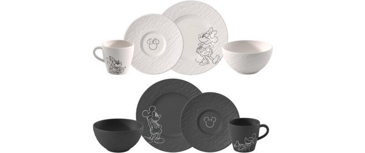 Villeroy & Boch Kindergeschirr-Set »Manufacture Rock – Mickey Mouse 8-teilig«