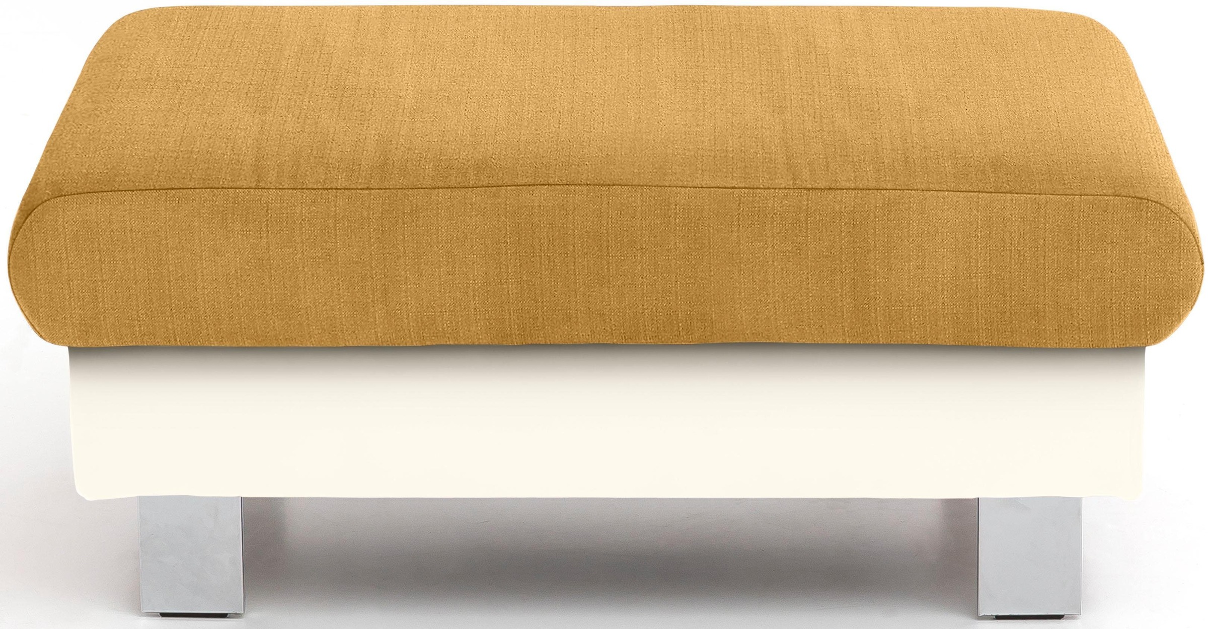 COTTA Polstergarnitur »Komaris L-Form«, (Set), Set bestehend aus: Ecksofa mit Kopfteilverstellung & Hocker