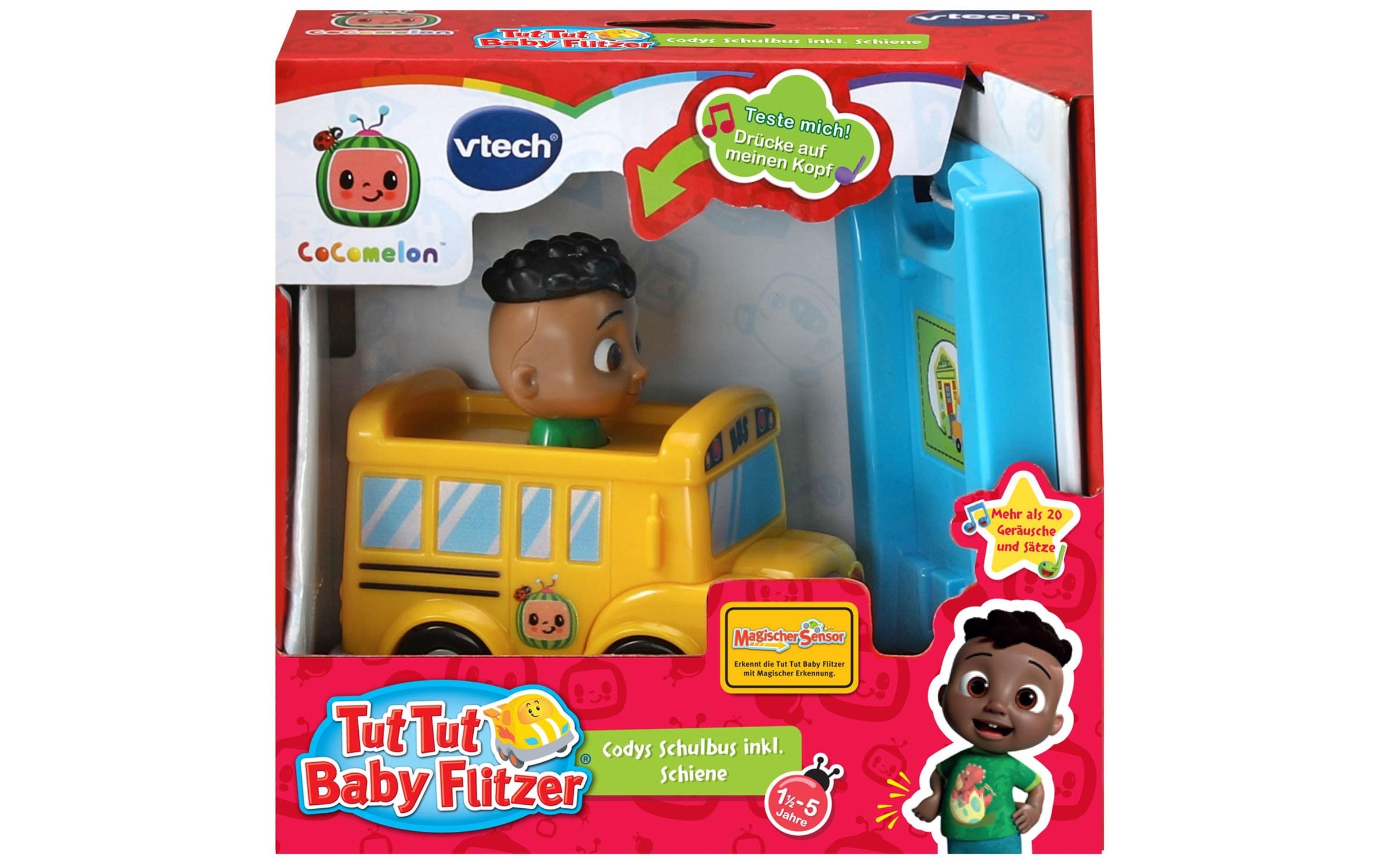 Vtech® Lernspielzeug »Tut Tut Codys Schulbus inkl. Schiene -DE-«