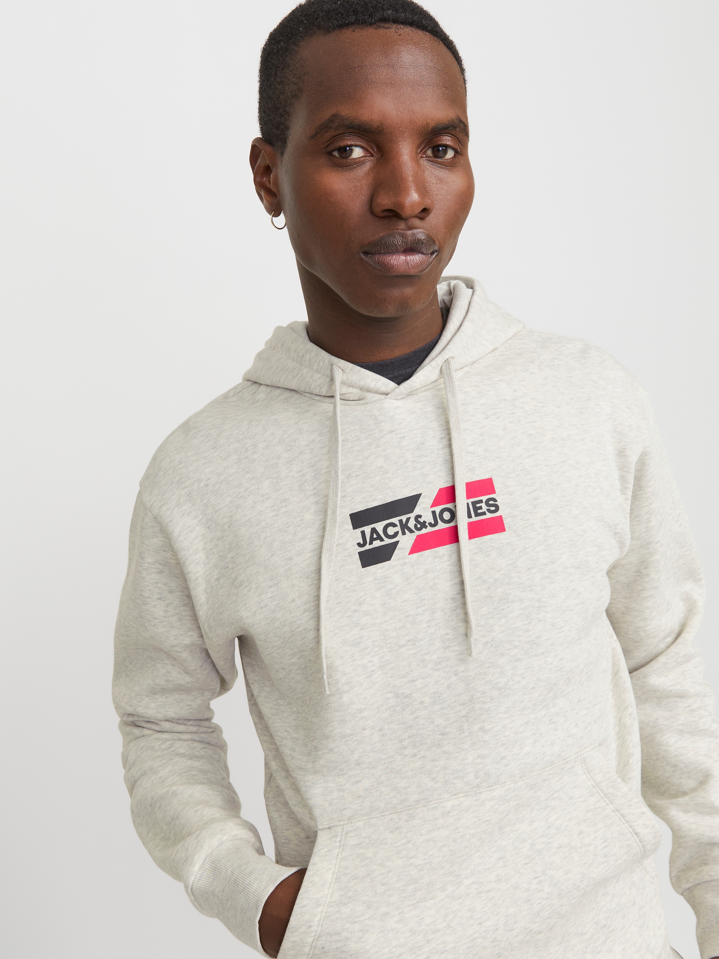 Jack & Jones Kapuzensweatshirt »JJECORP GRAPHIC SWEAT HOOD NOOS«, mit Logo Print