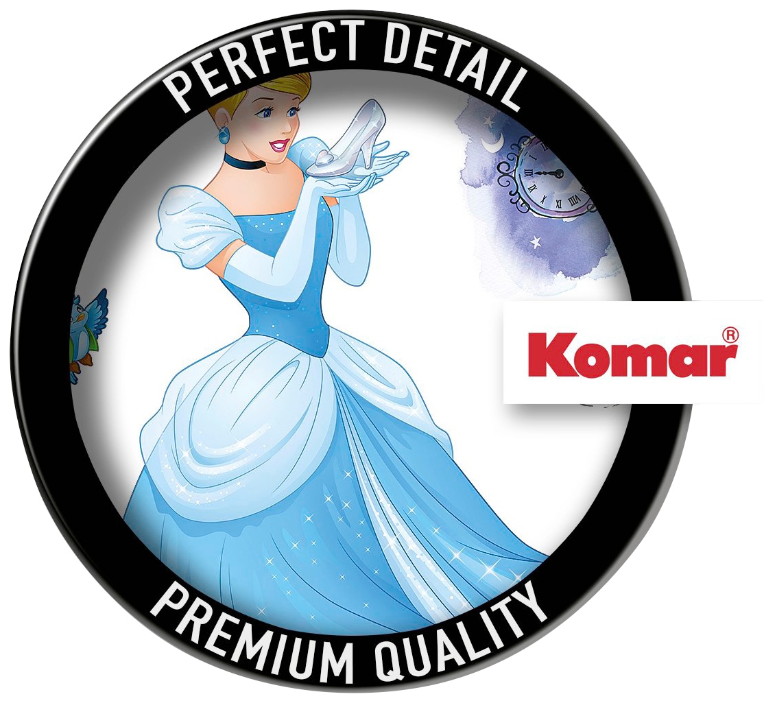 Komar Vliestapete »Selbstklebende Vlies  - Cinderella XXL - Grösse 127 x 200 cm«, bedruckt, Kinderzimmer