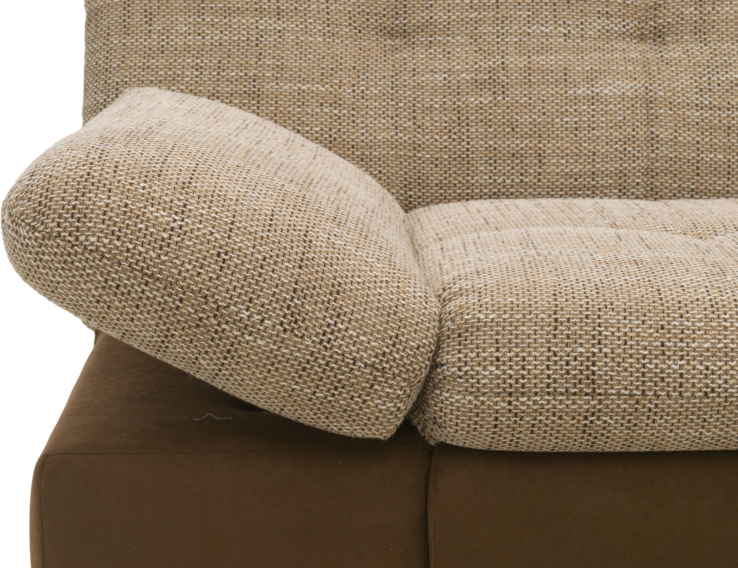 DOMO collection Ecksofa »100031 kompakte Stellmasse, komfortabel und bequem, L-Form«, wahlweise mit Bettfunktion und Armteilverstellung. Breite 234cm