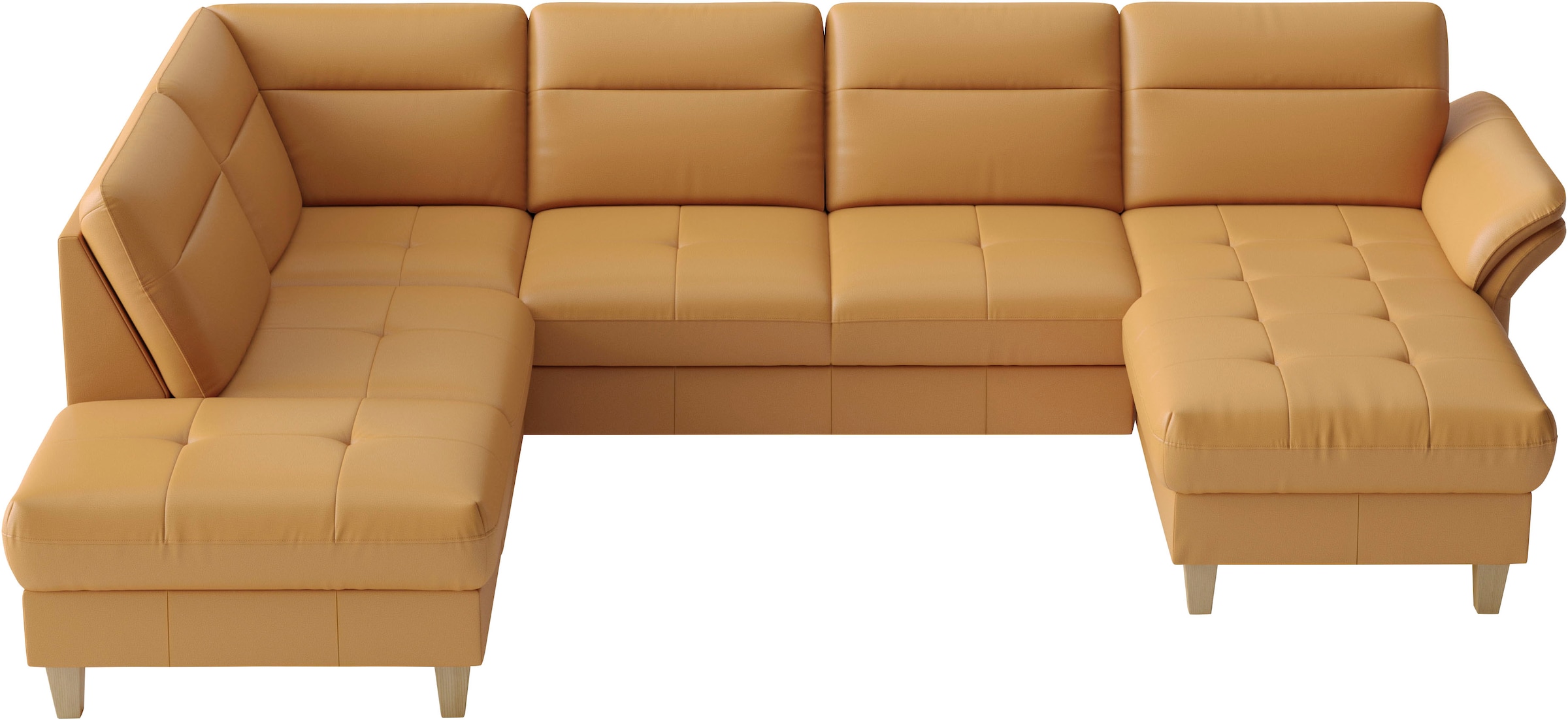 sit&more Paysage de salon »Pamela, U-Form, B: 292 cm, Leder«