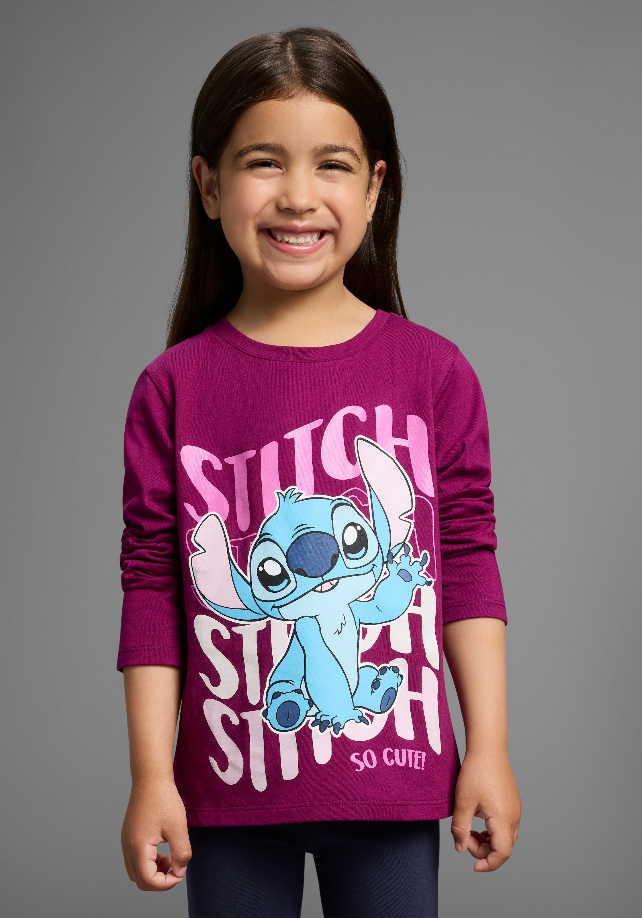 Image of KIDSWORLD Langarmshirt "STITCH - Disney Shirt" Disney STITCH