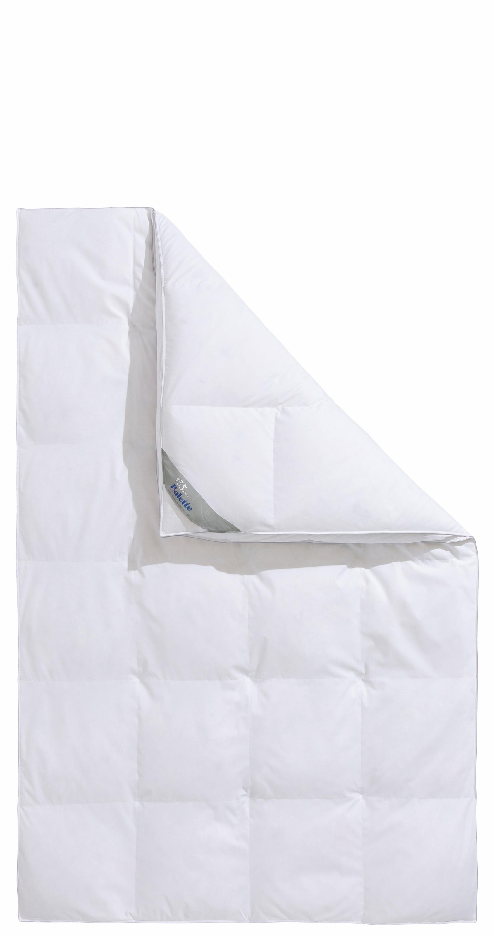 Balette Federbettdecke "Lena, Bettdecken für Sommer & Winter, Ganzjahresdecke" extrawarm Füllung 50% Daunen & 50% Federn 1 Stk. tlg. Bettdecke 135x200 cm, 155x220 cm & weitere Größen, Made in Germany