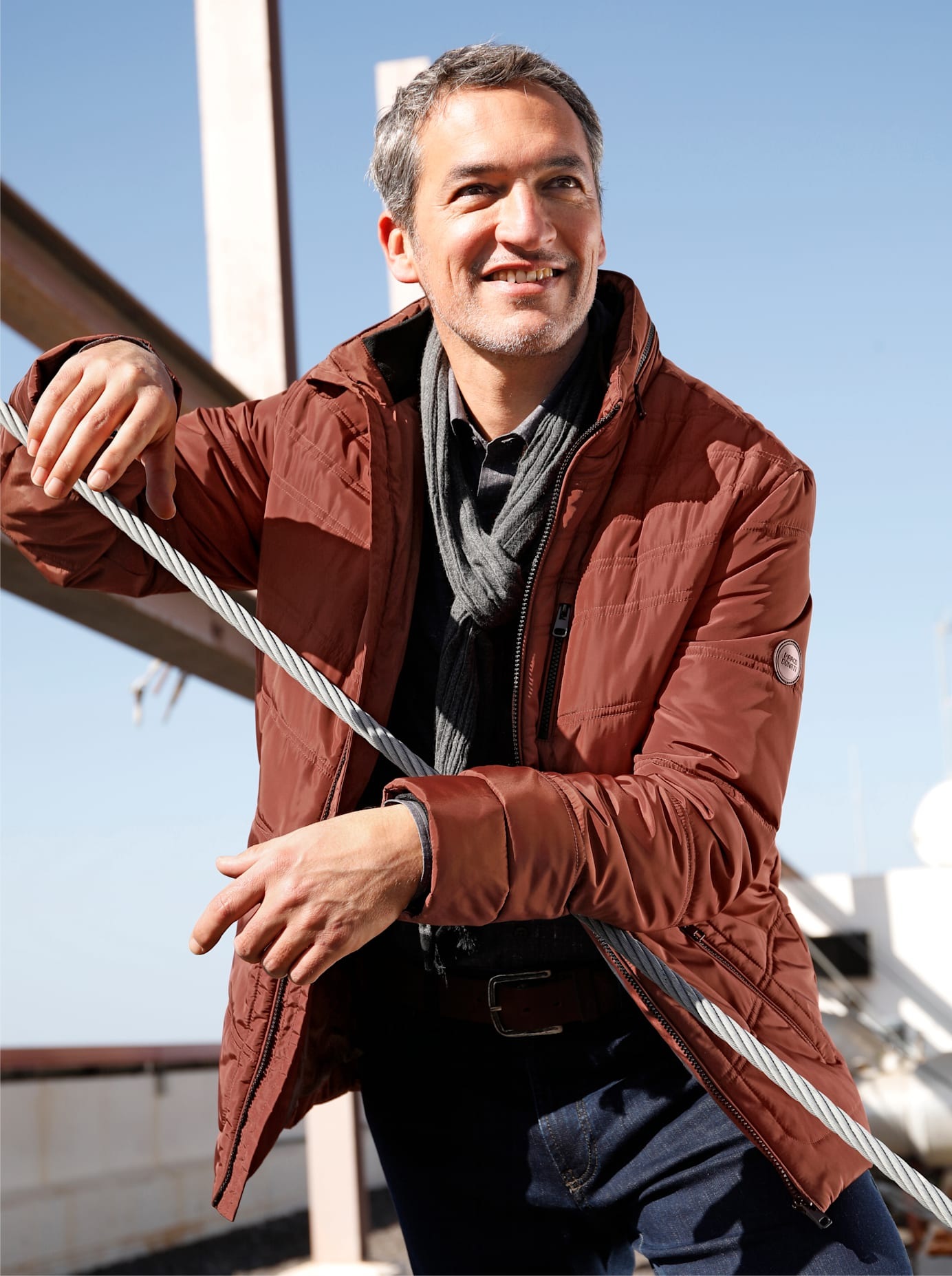 Marco Donati Steppjacke mit Kapuze