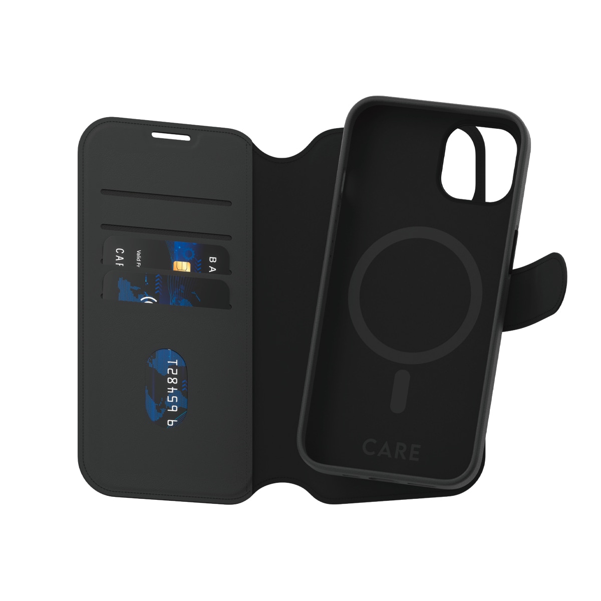 CARE by PanzerGlass Handyhülle »MagSafe Compatible Tango 2-in-1 Wallet Case für Apple iPhone 14«, Backcover, Schutzhülle, Handyschutzhülle, Case, Schutzcase, stossfest