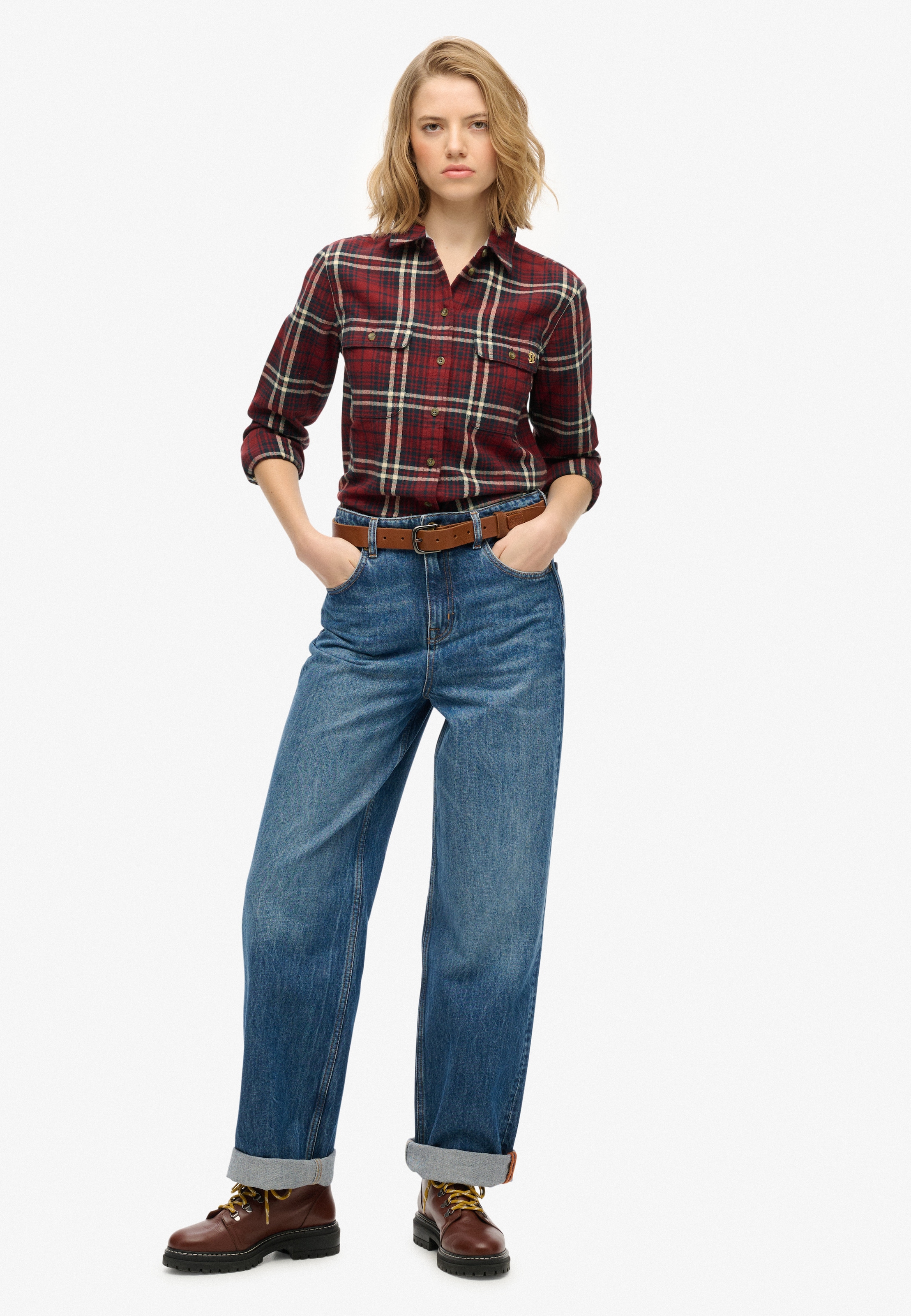 Superdry Blouse à carreaux »LUMBERJACK CHECK FLANNEL SHIRT«