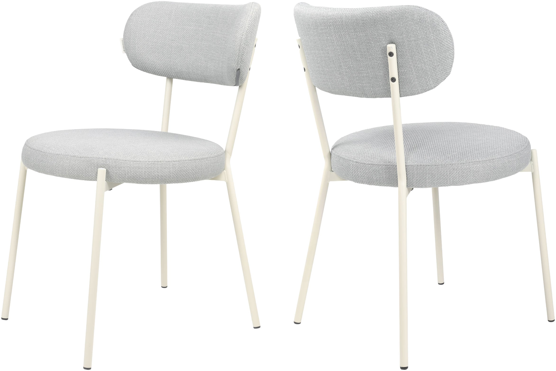 Image of TOM TAILOR HOME 4-Fussstuhl "SOFT PAD CHAIR" (Set) 2 Stk.Esszimmerstuhl, 4-Fussgestell, mit Rückenausschnitt