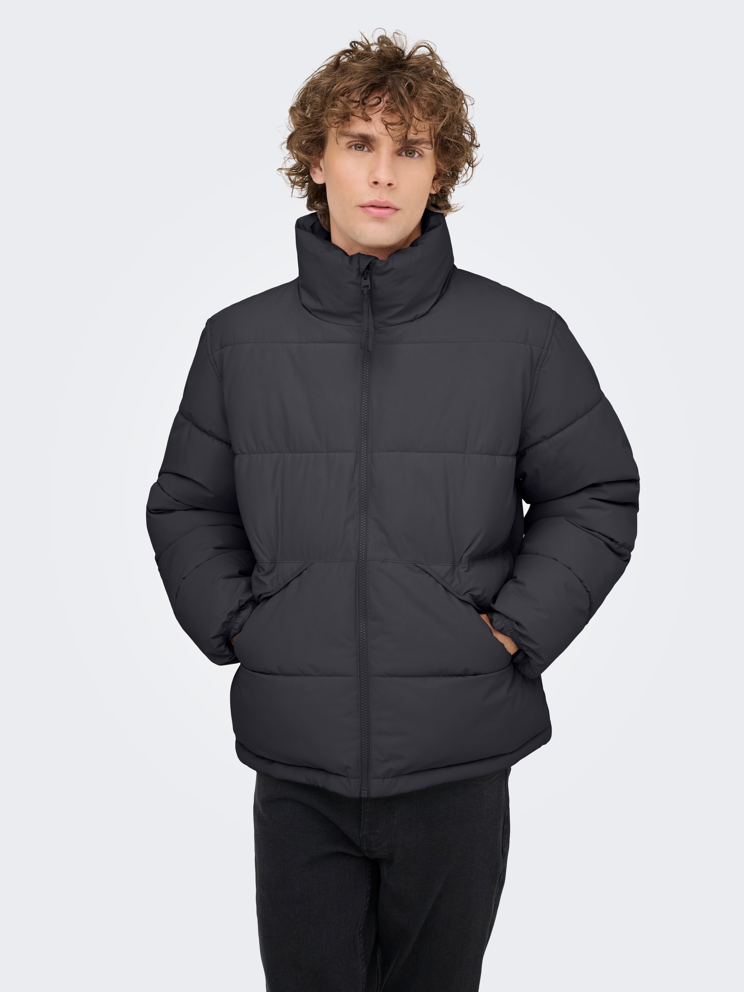 Image of ONLY & SONS Steppjacke "ONSPACK LIFE PUFFER JACKET OTW" ohne Kapuze