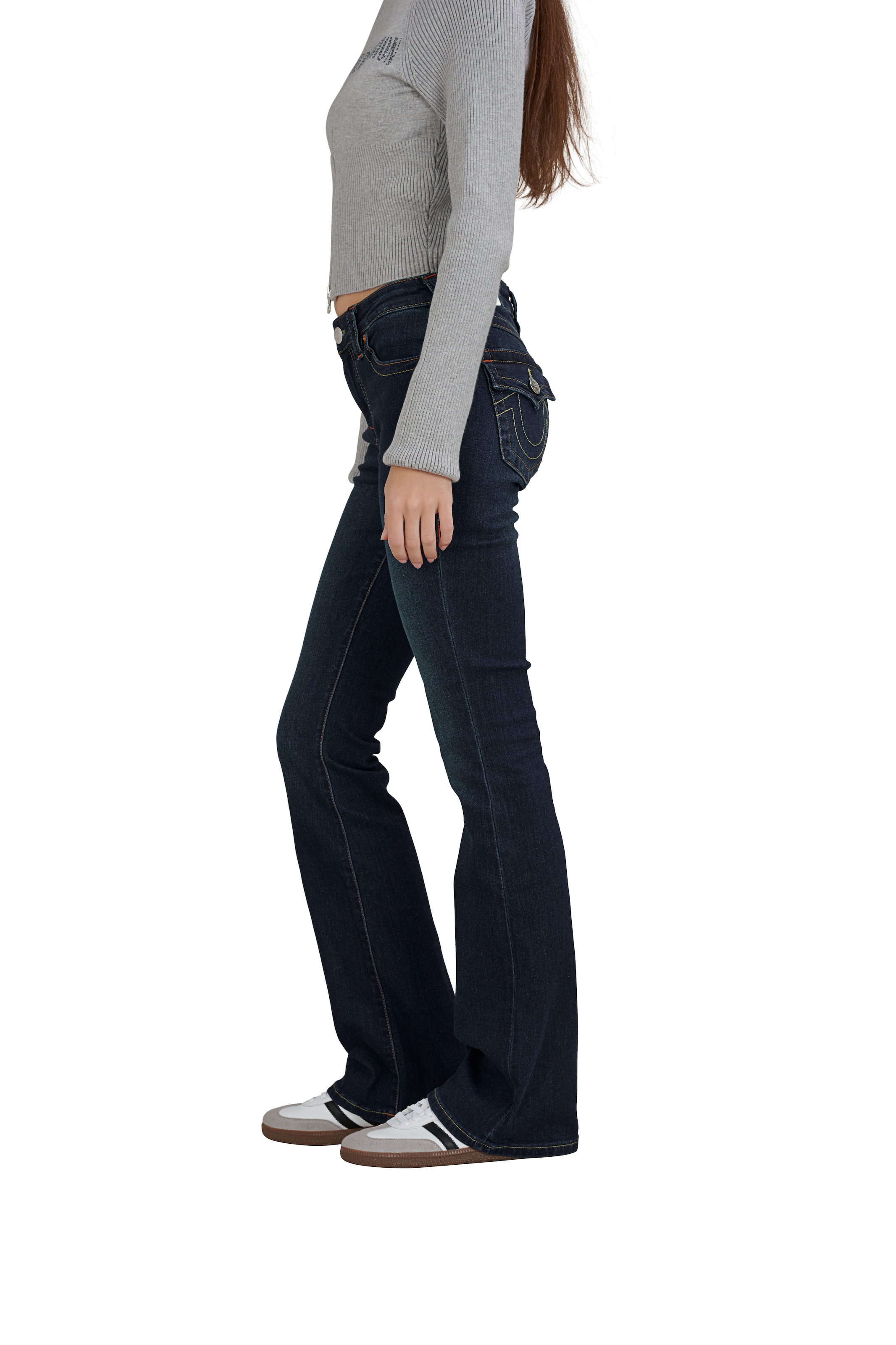 True Religion »BECCA MR BOOTCUT FLAP« Baumwollmischung, bootcut fit