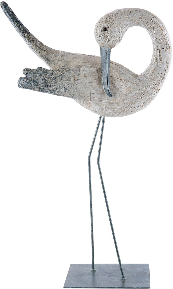 Image of GILDE Dekofigur »Watvogel«, (1 St.), Dekoobjekt, Tierfigur, Höhe 43 cm, maritim, Wohnzimmer bei Ackermann Versand Schweiz