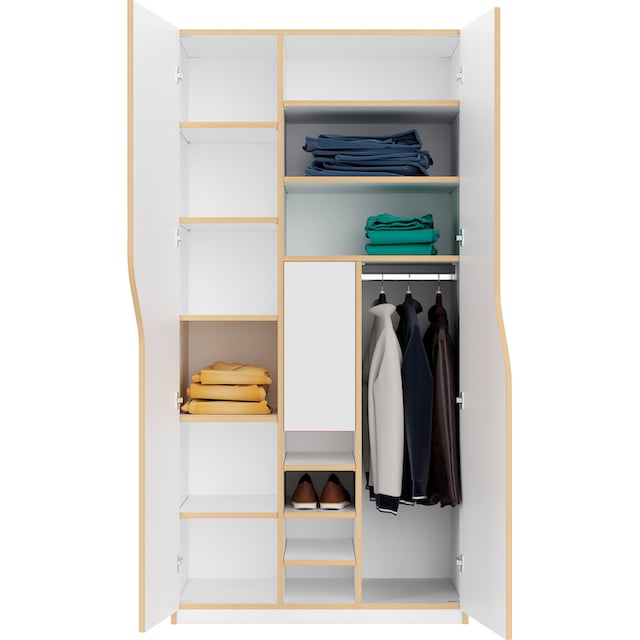 Müller SMALL LIVING Kleiderschrank »PLANE Ausstattung Nr. 5«, inklusive  einer innenliegenden Tür und einer Kleiderstange bequem kaufen