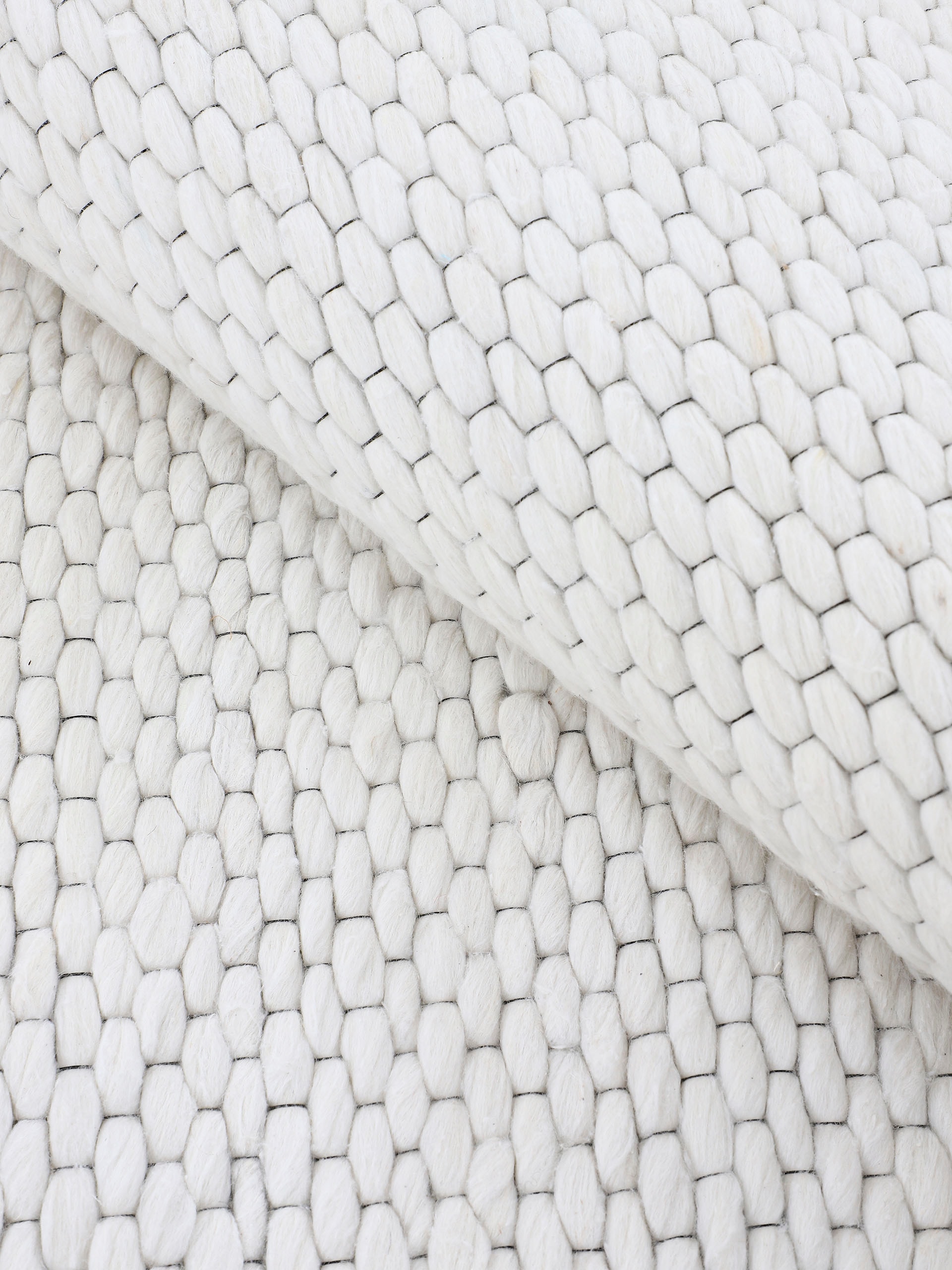 carpetfine Wollteppich »Sina«, rechteckig, 14 mm Höhe, Handweb Teppich, reine Wolle, meliert, handgewebt, weich & kuschelig