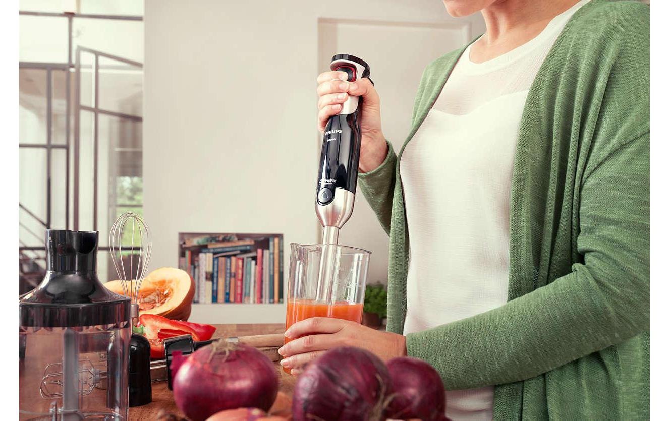 Philips Stabmixer »Avance Collection HR1674/91, Silberfarben«, 800 W
