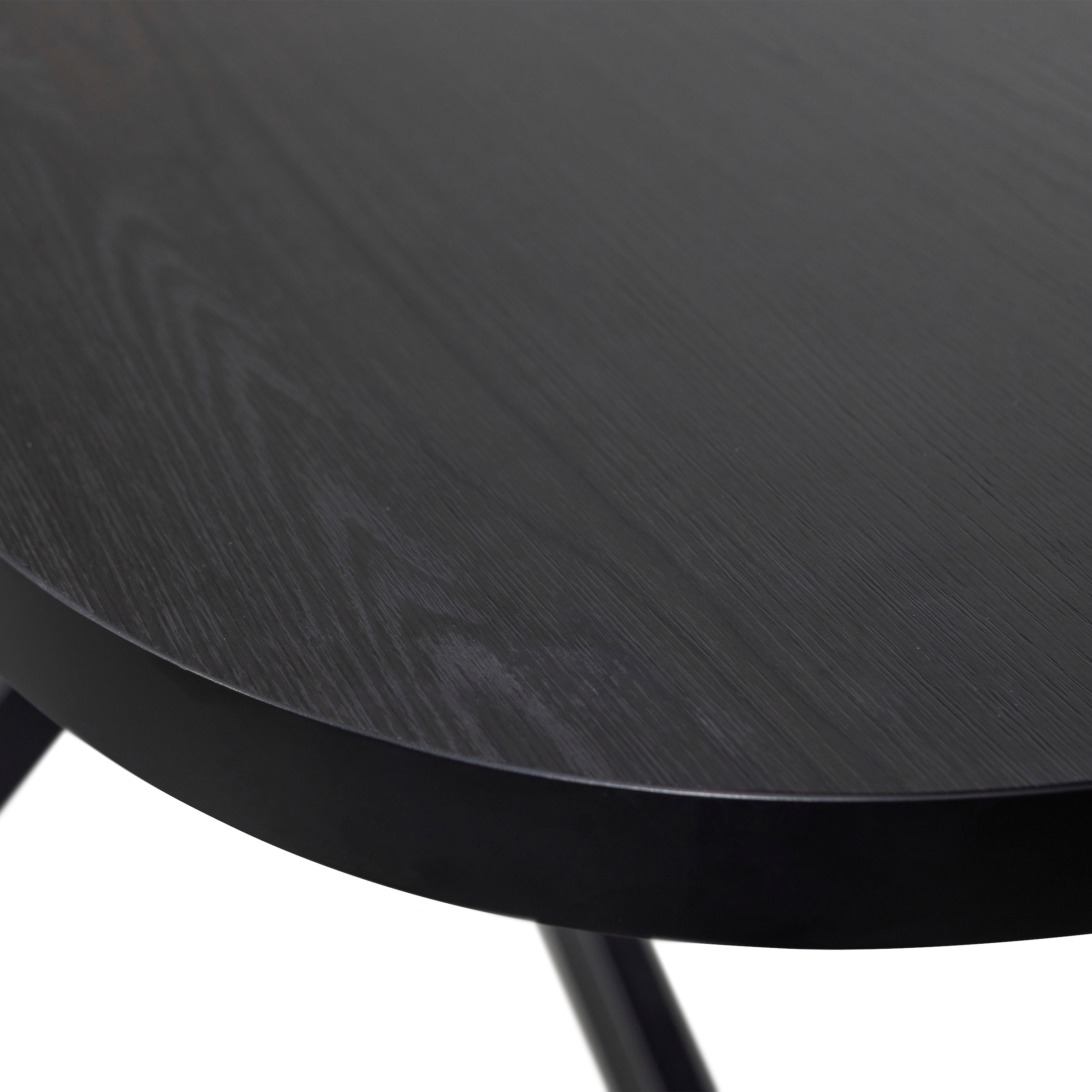 WOOOD Table de salle à manger »Arros MDF Lackiert Ausziehbar, B 220 x T 90 x H 75 cm« Forme ovale, capacité de charge partie centrale 100 kg, grain visible